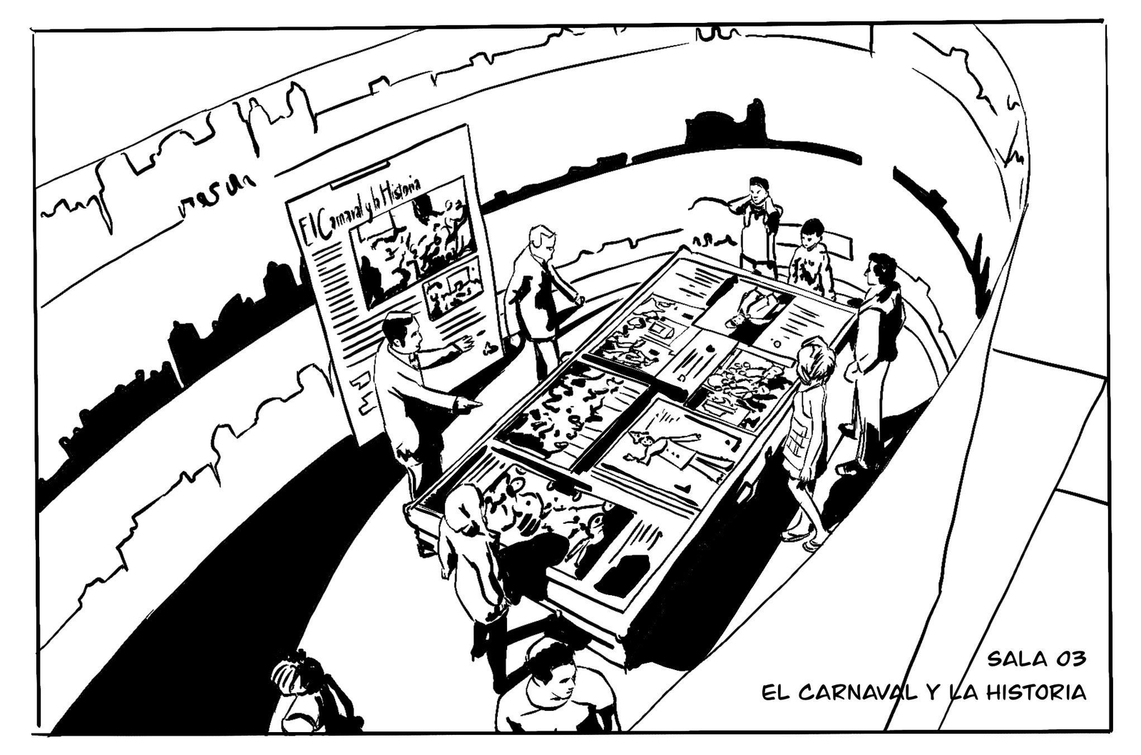 Las imágenes del proyecto básico del Museo del Carnaval