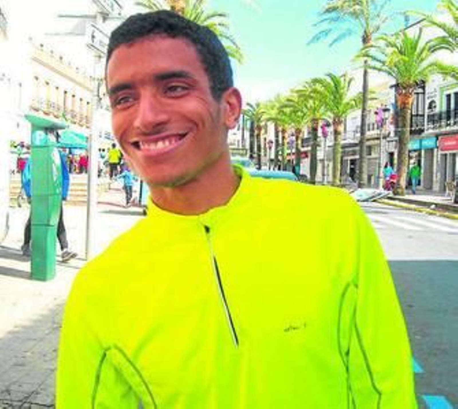 El atleta del Club Atletismo Ayamonte Rachid Cheddad. El atleta del Club Atletismo Ayamonte Rachid Cheddad.