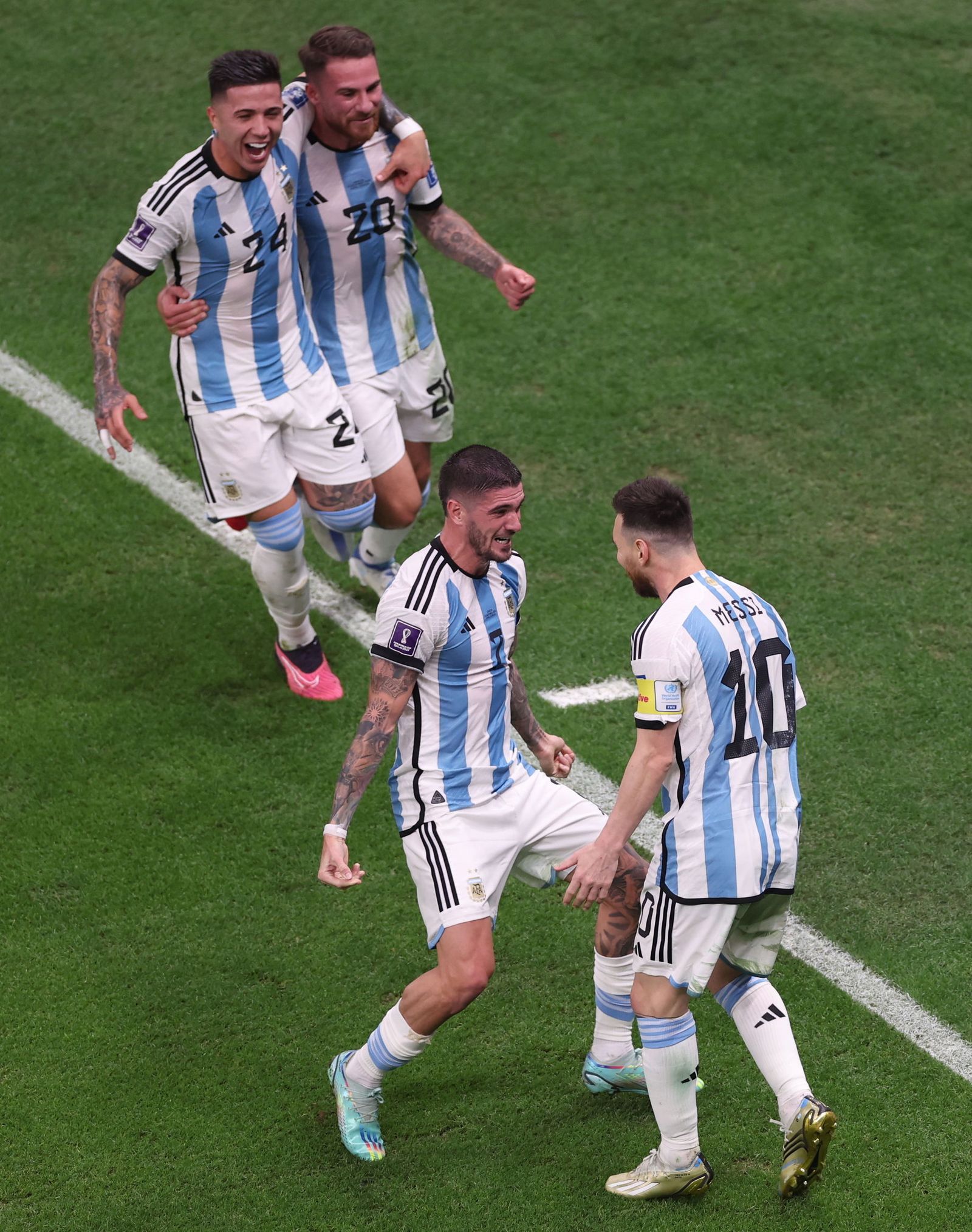 Las fotos de Messi contra Croacia