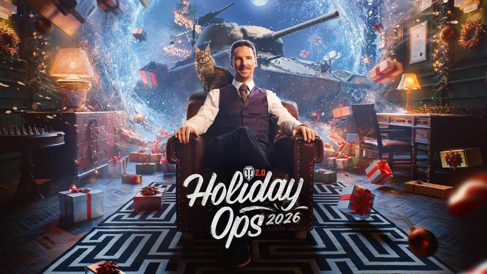Benedict Cumberbatch es el protagonista del evento navideño. Benedict Cumberbatch es el protagonista del evento navideño.