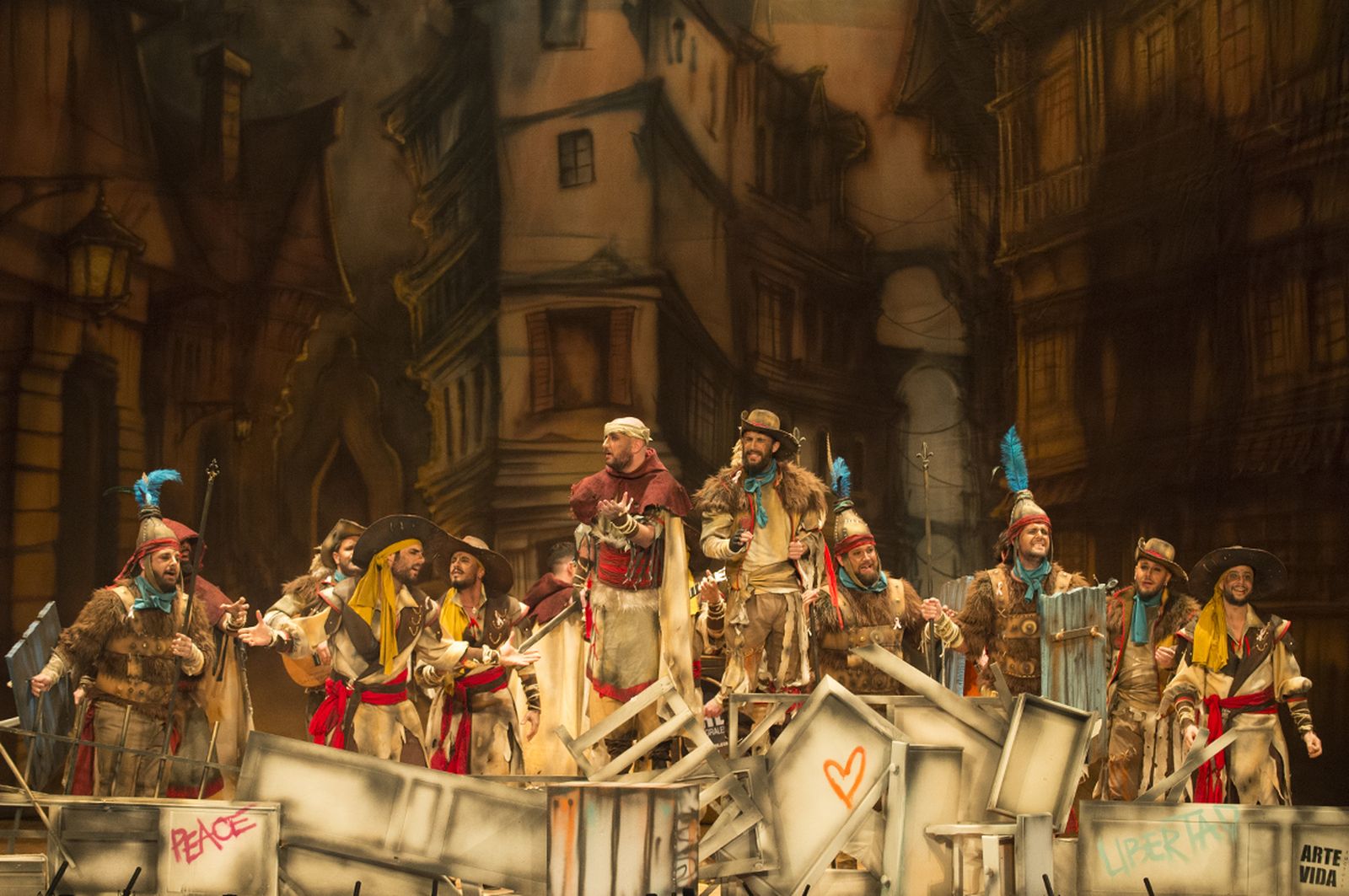 Las imágenes de la sexta función clasificatoria