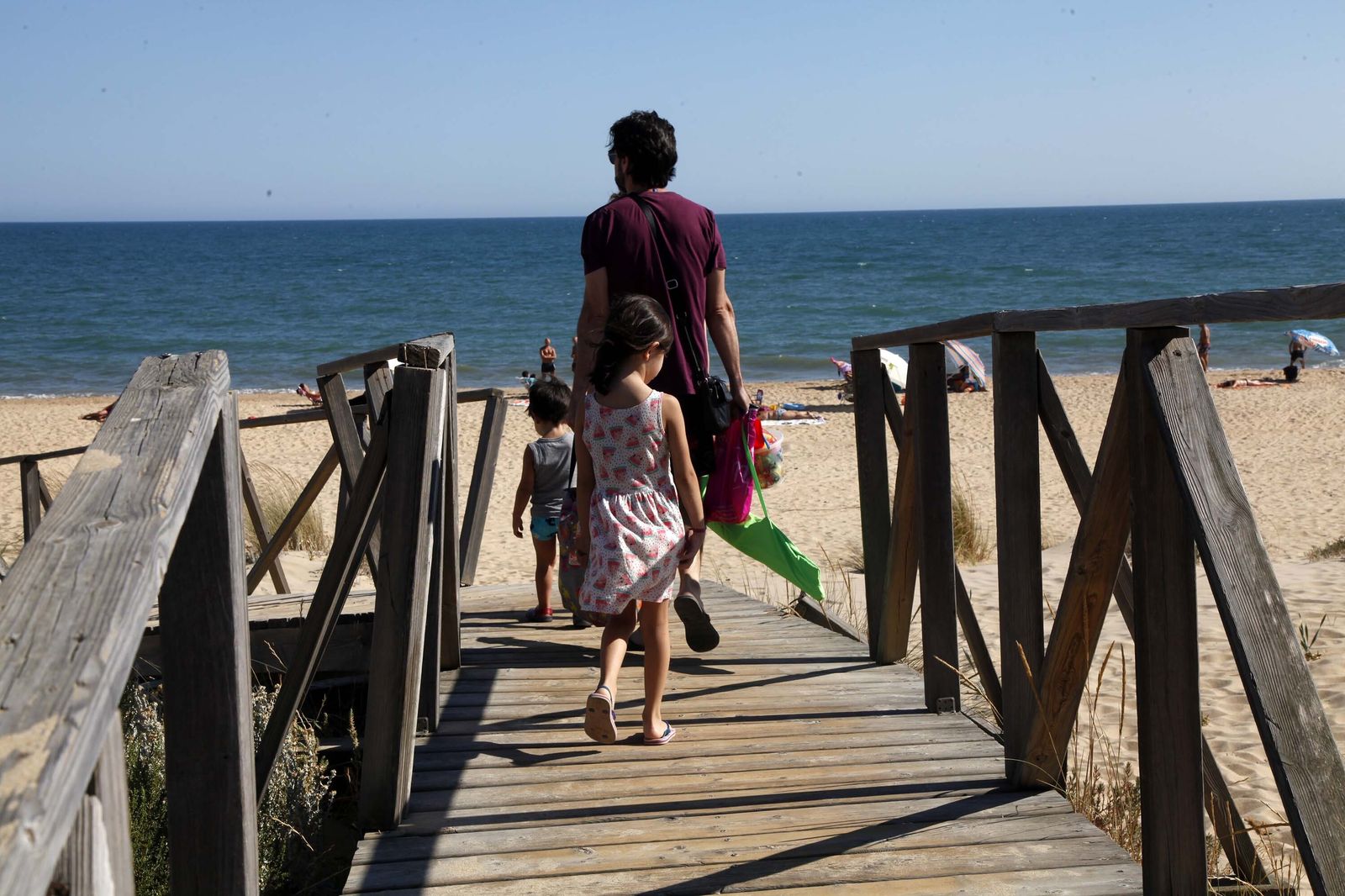 Playa de Nueva Umbría, en Lepe