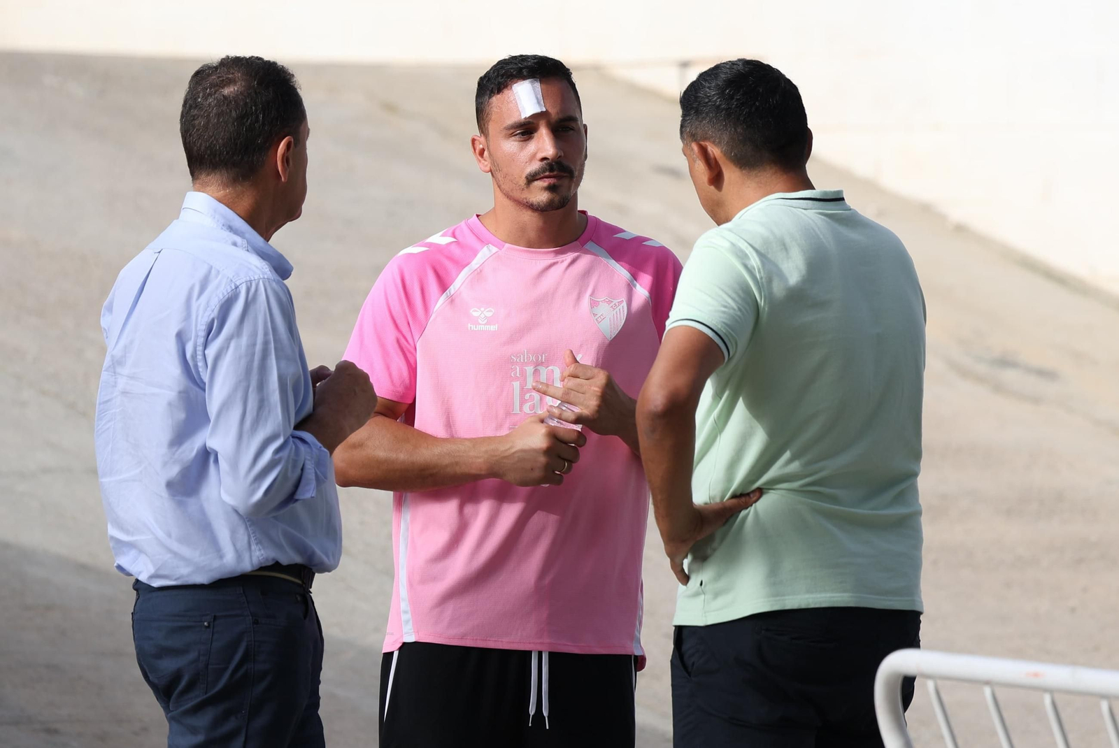 Javi Montero ya trabaja con el Málaga CF en el Anexo de La Rosaleda