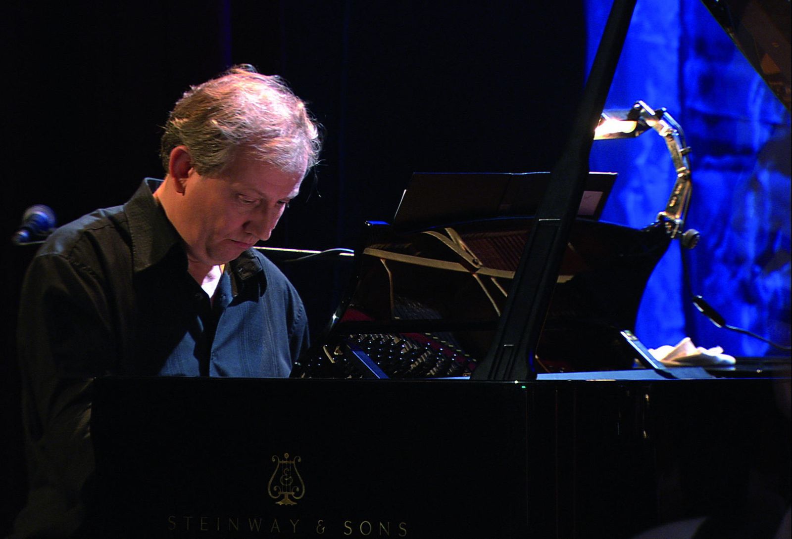 Wim Mertens, durante un concierto.