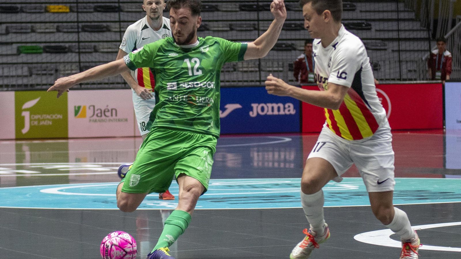 Cobarro, en el partido ante el Santa Coloma.