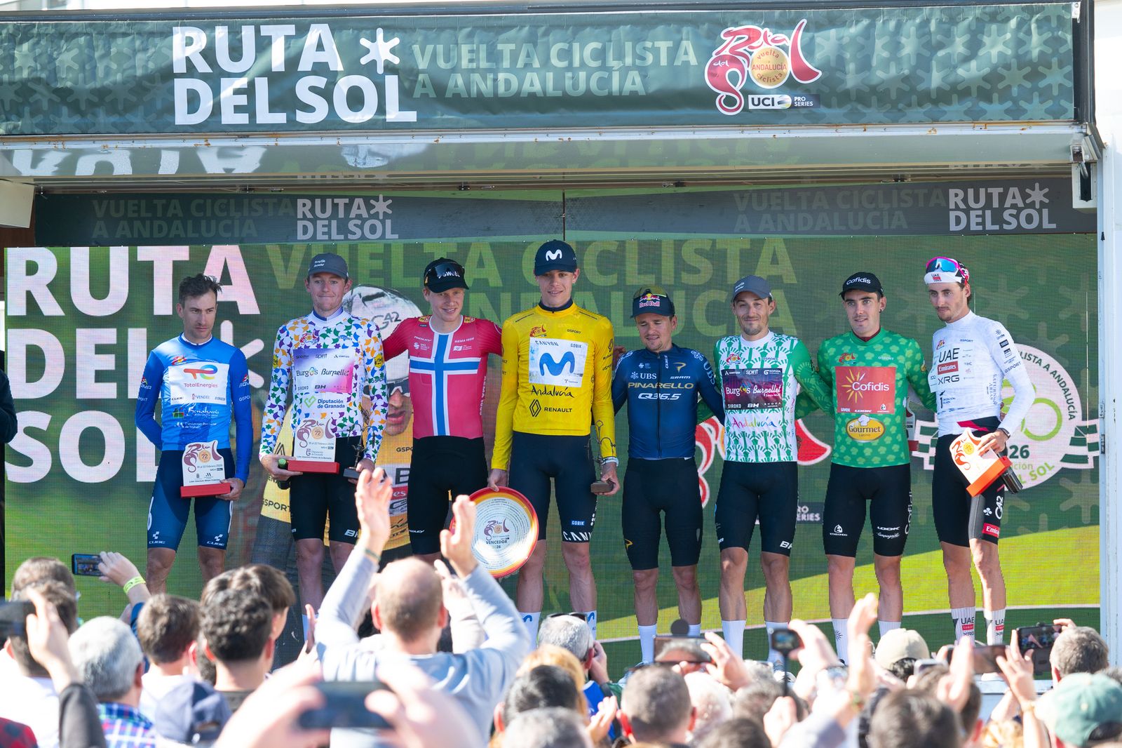 Las mejores fotos de la etapa final de la Ruta del Sol Vuelta a Andalucía con desenlace en Lucena