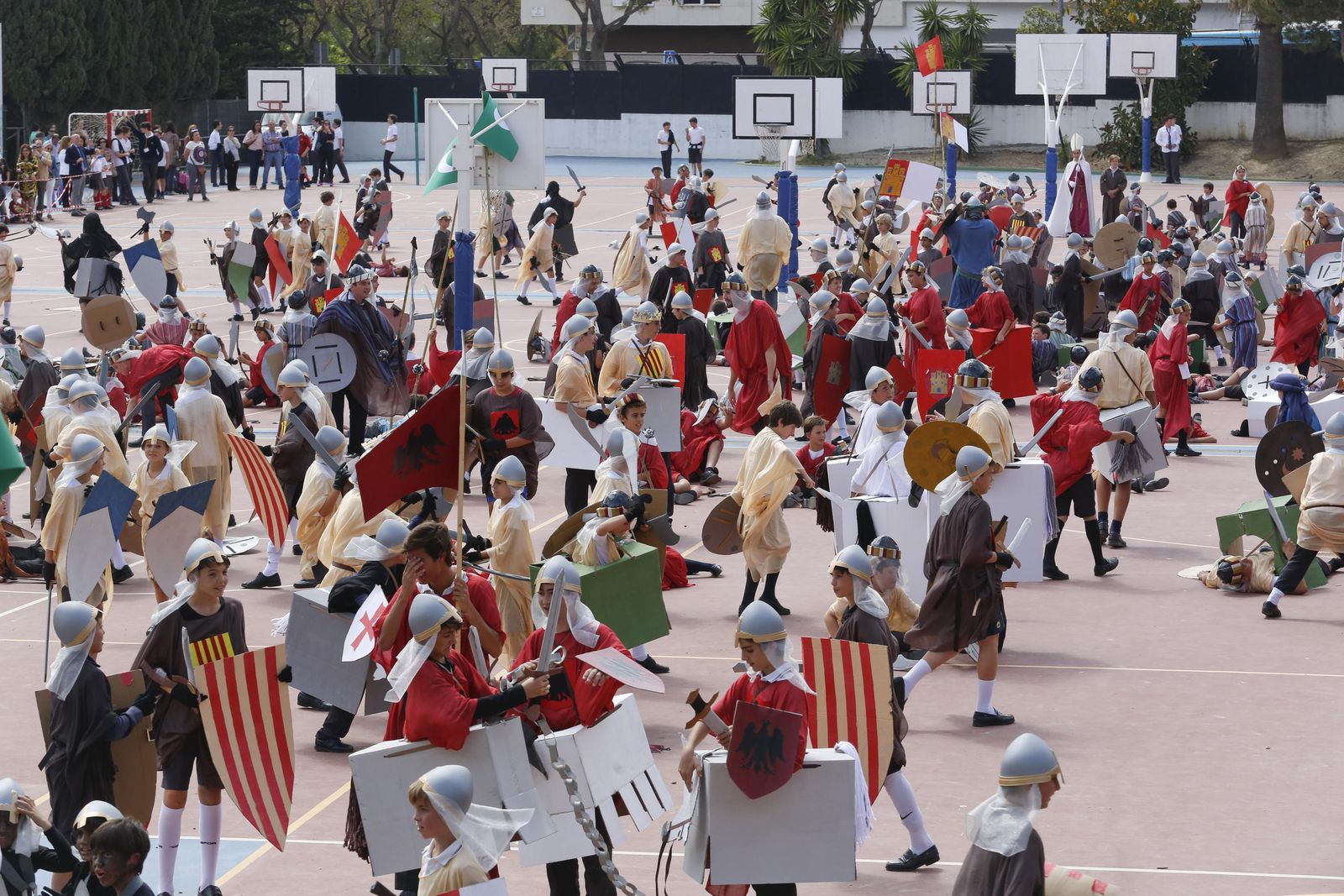 La Batalla de las Navas de Tolosa escenificada por los alumnos de El Romeral