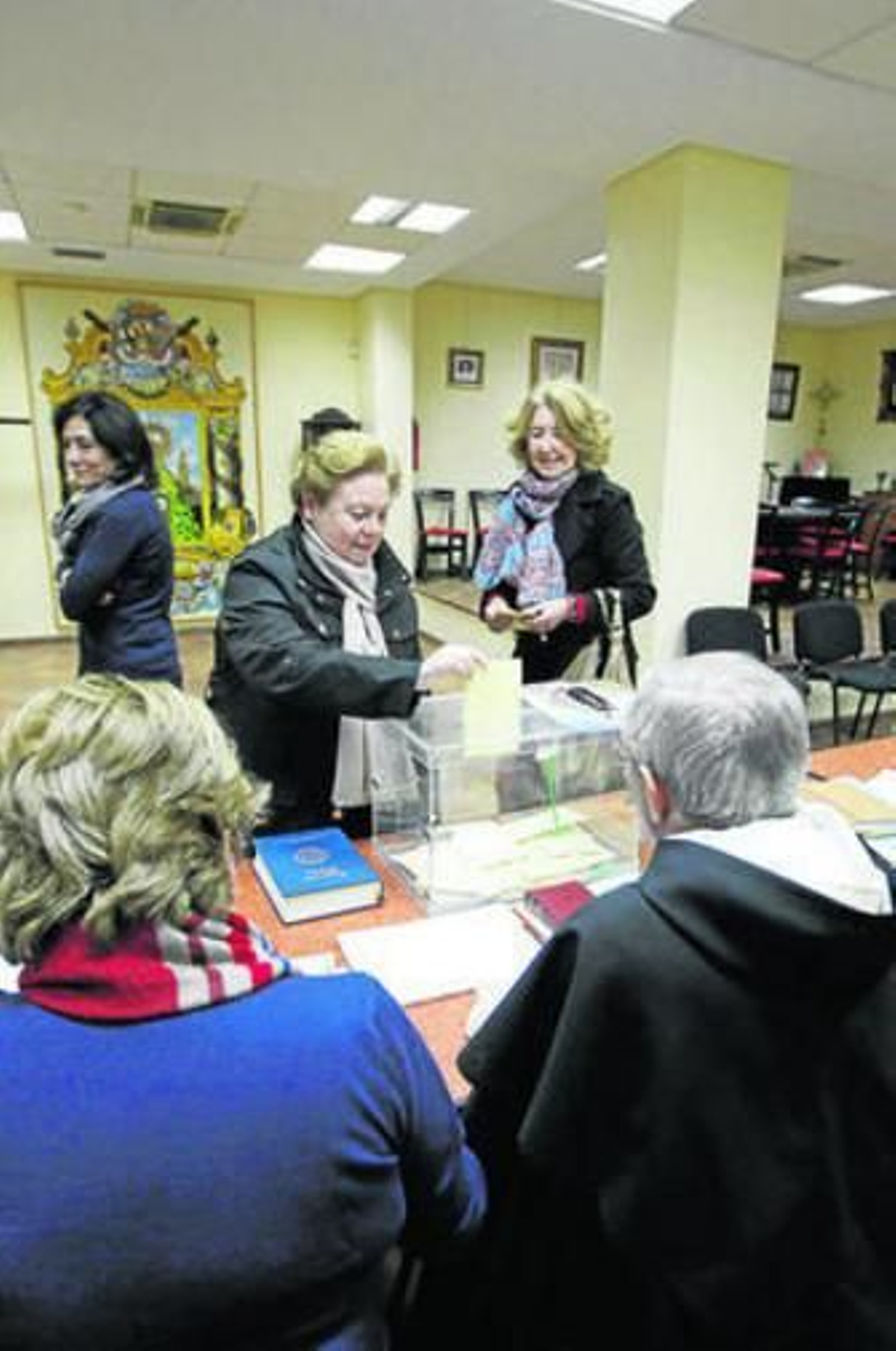 Momento de las elecciones de la Virgen del Mar.