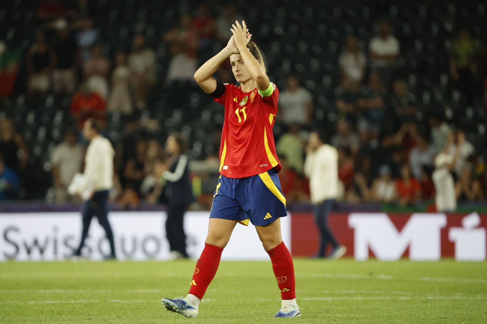 Las fotos del España - Portugal en la Eurocopa femenina