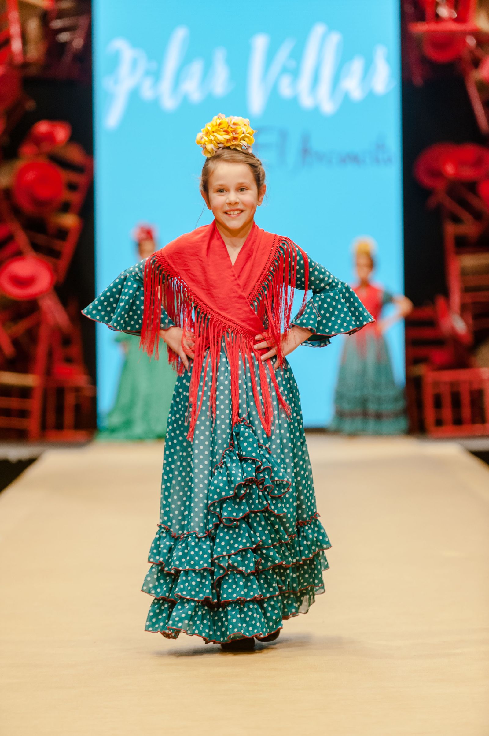Pasarela Flamenca Jerez 2019: Pilar Villar, fotos del desfile