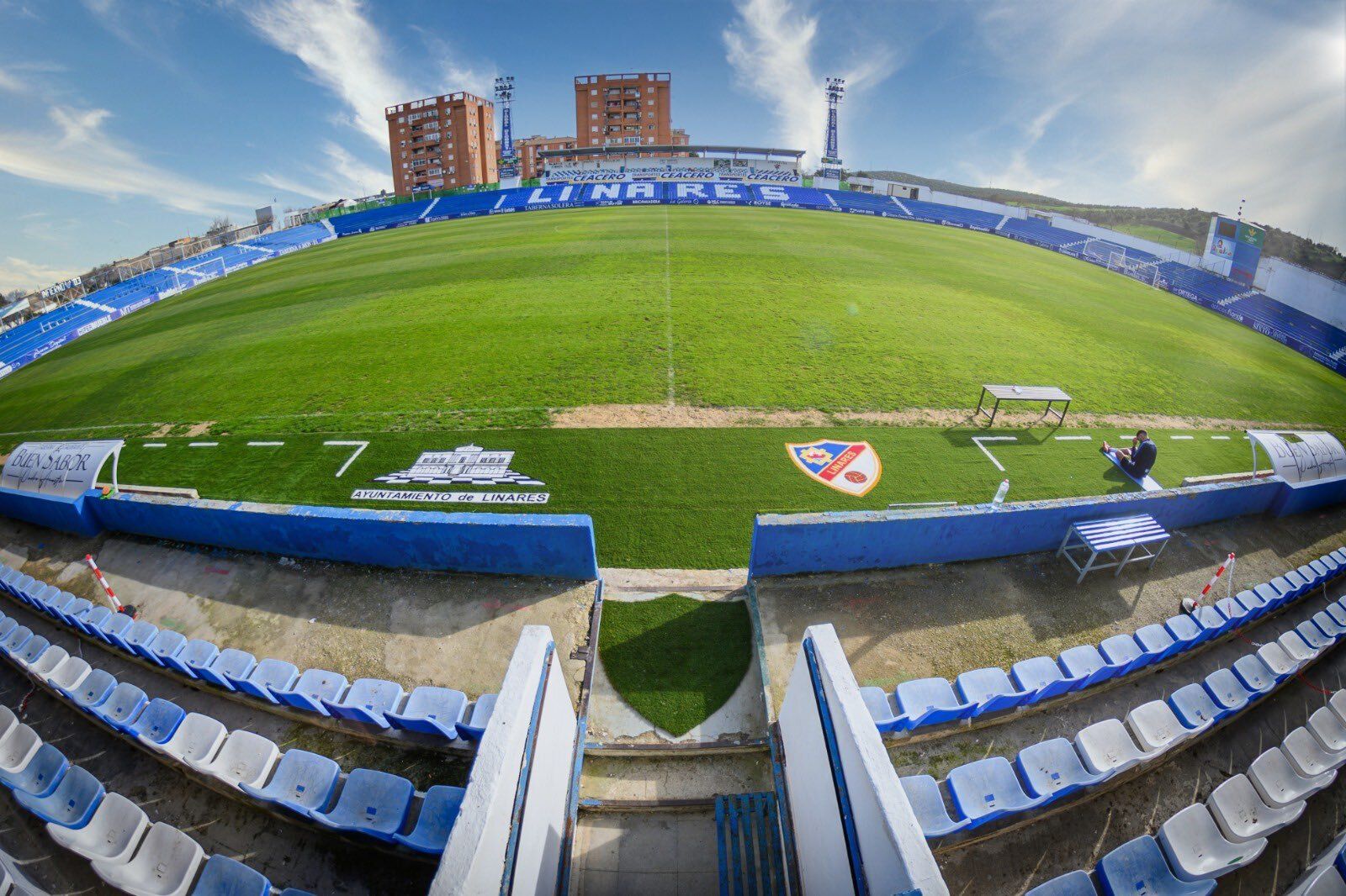 El estadio Linarejos.