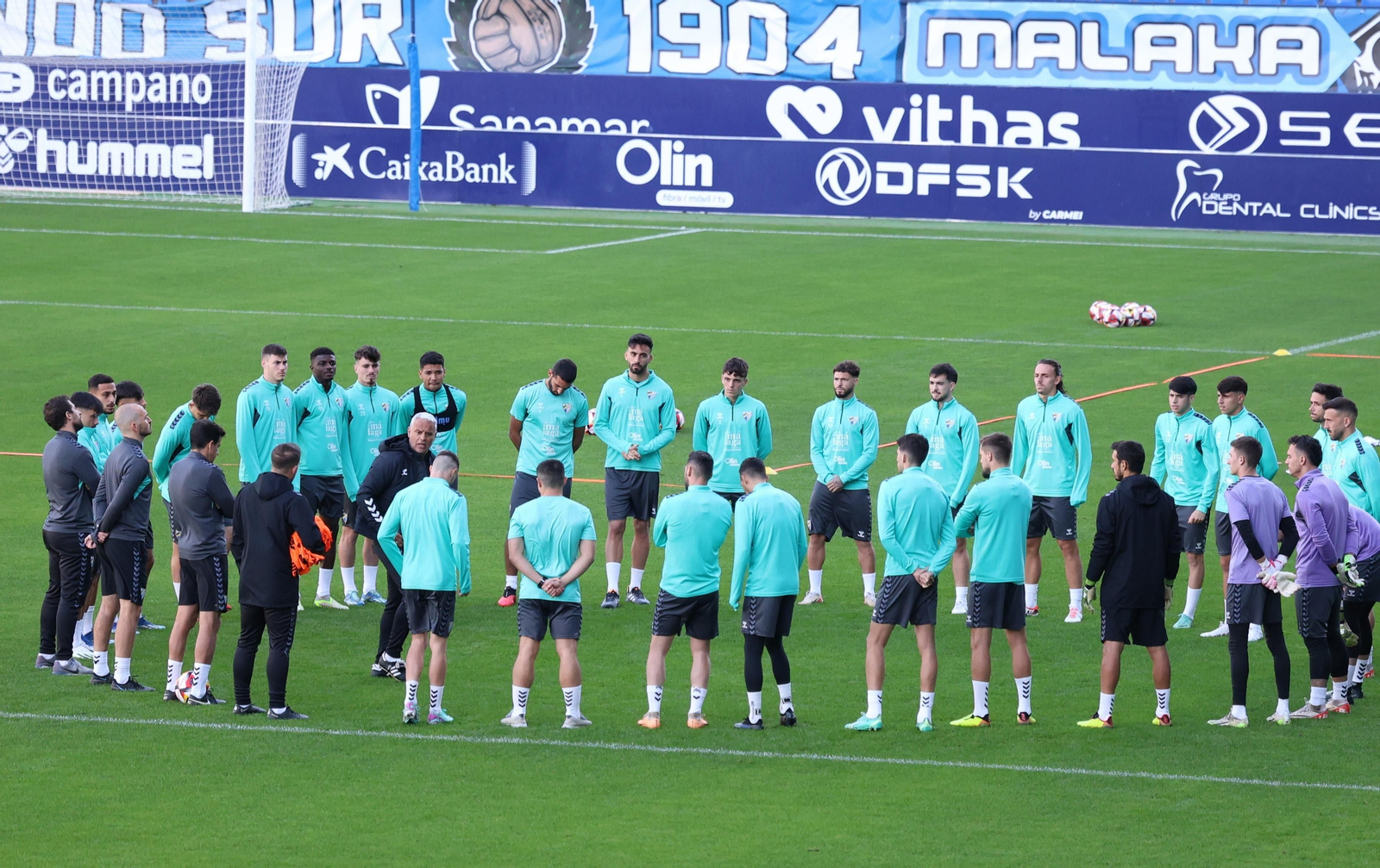 El Málaga CF, en La Rosaleda