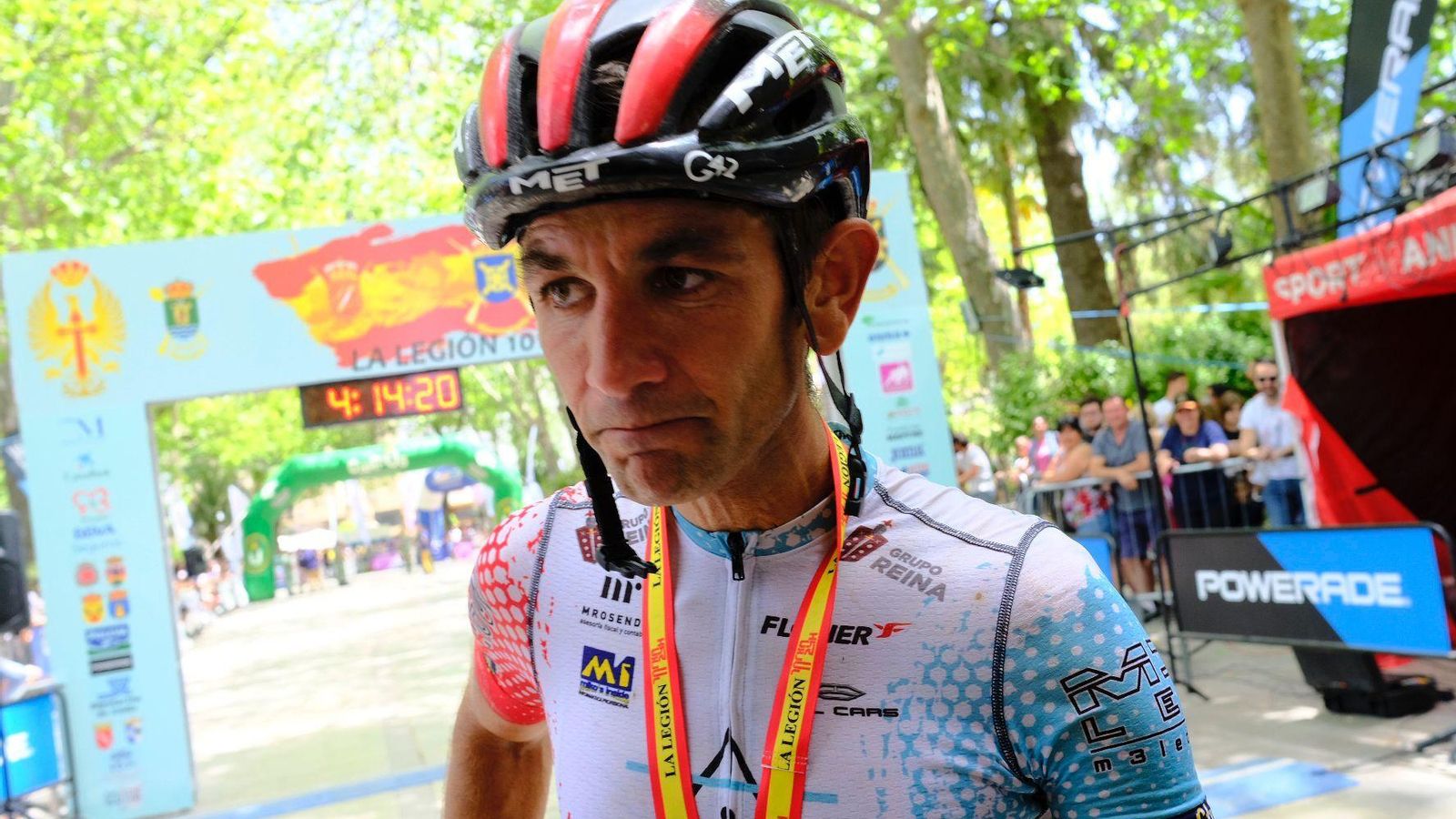 Alejo Fuentes, segundo en la categoría de bicicleta de montaña. Alejo Fuentes, segundo en la categoría de bicicleta de montaña.