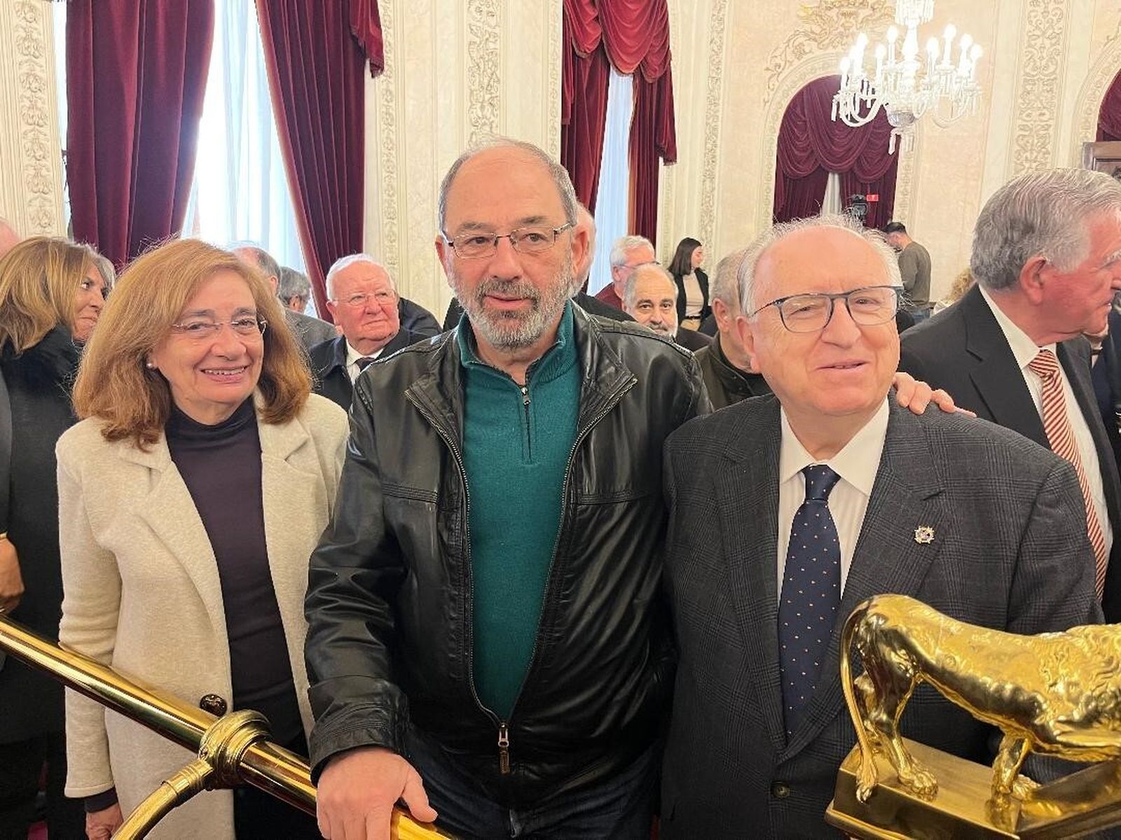 Josefina Junquera, Fernando Santiago y José Blas Fernández.
