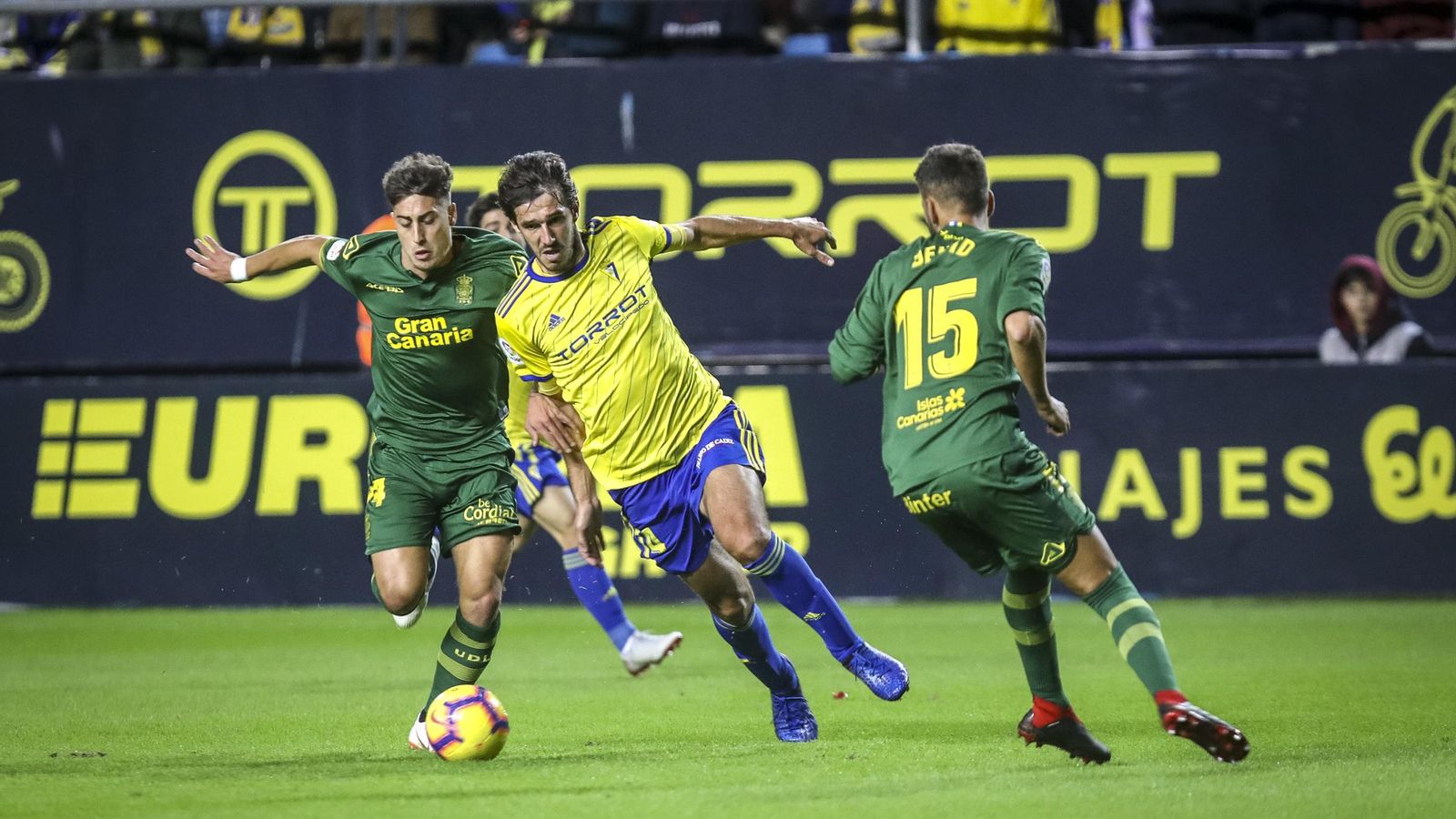 El Cádiz CF- Las Palmas, en imágenes