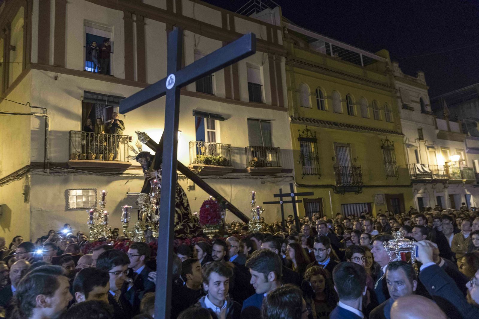 Traslado del Cristo de las Tres Caídas a Santa Ana