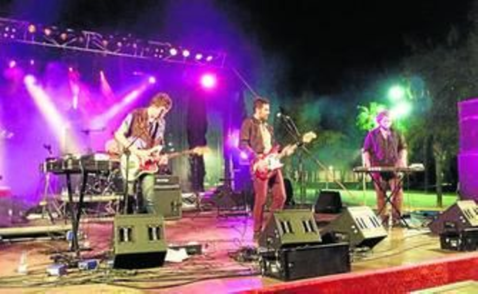 Pony Bravo cerró la noche de concierto en el parque de Zafra. Pony Bravo cerró la noche de concierto en el parque de Zafra.