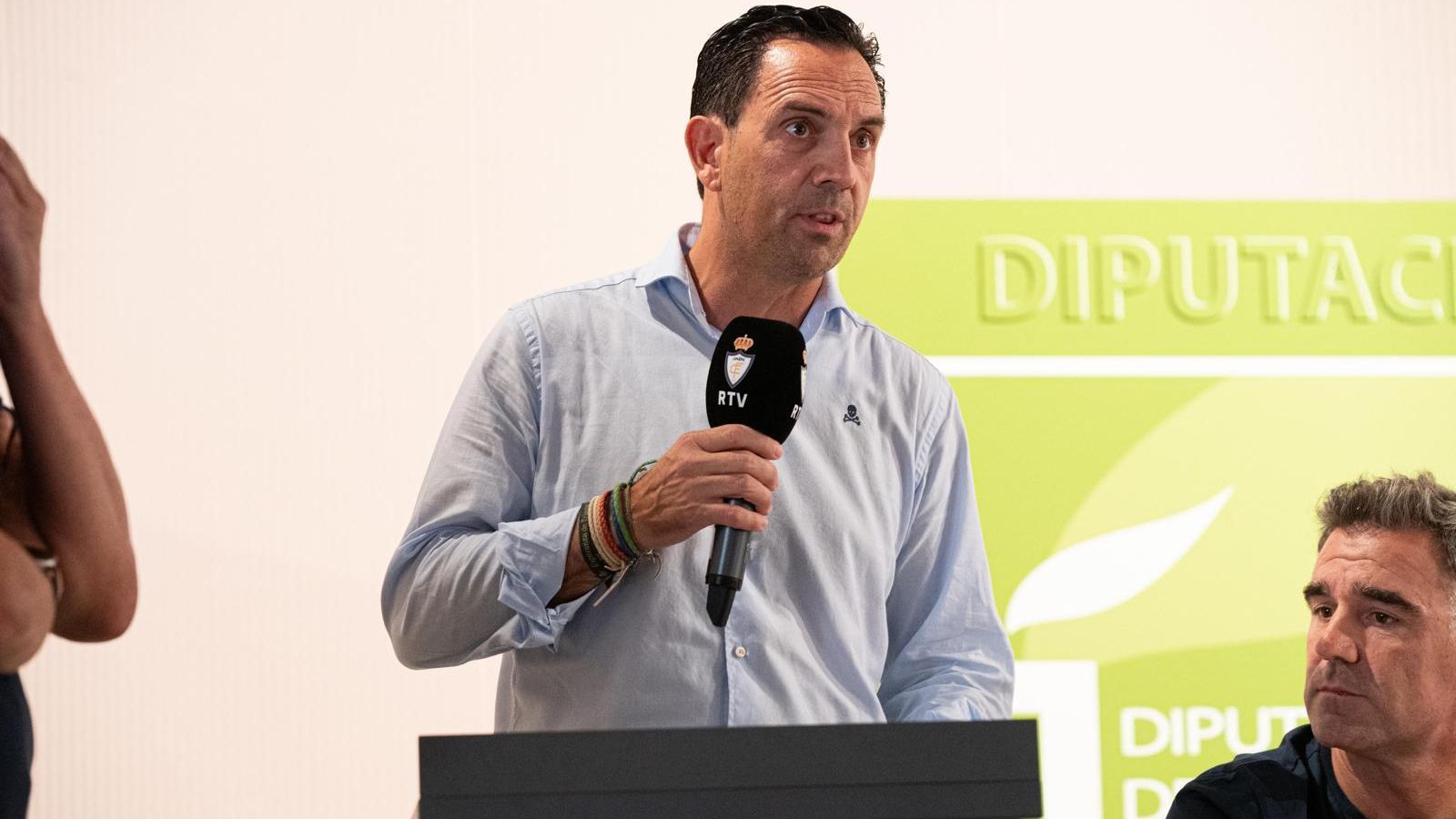 Manuel Medina, en la presentación de la campaña de abonados.