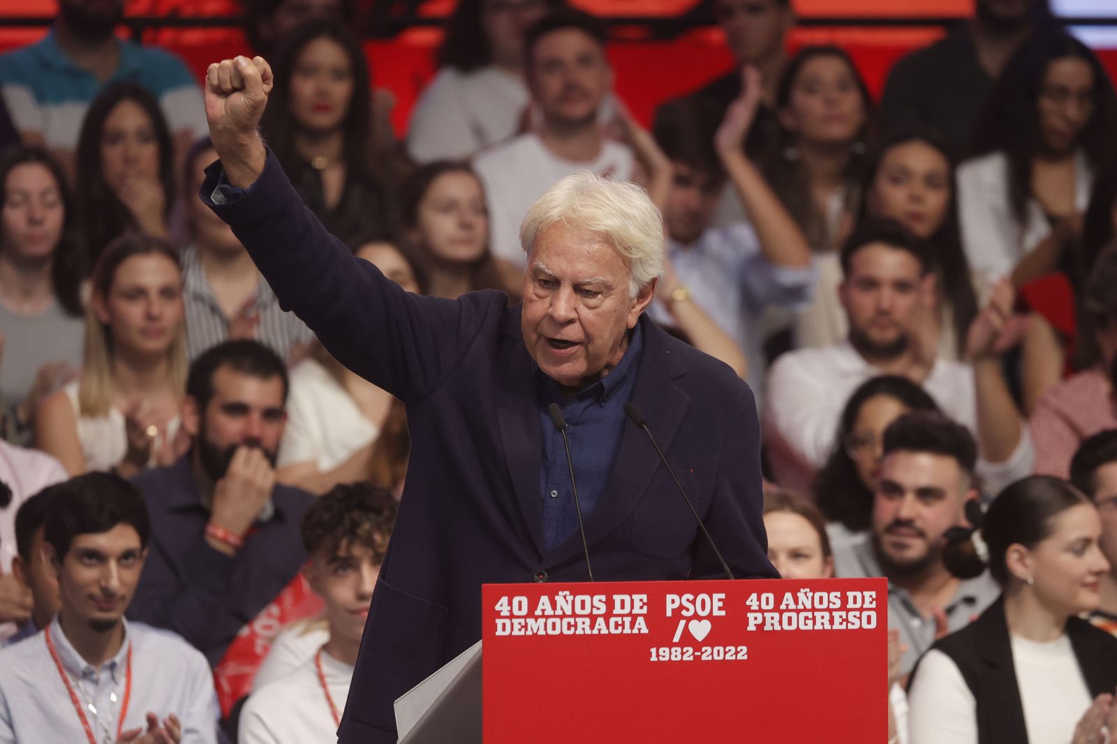 las imágenes del acto del PSOE en Sevilla