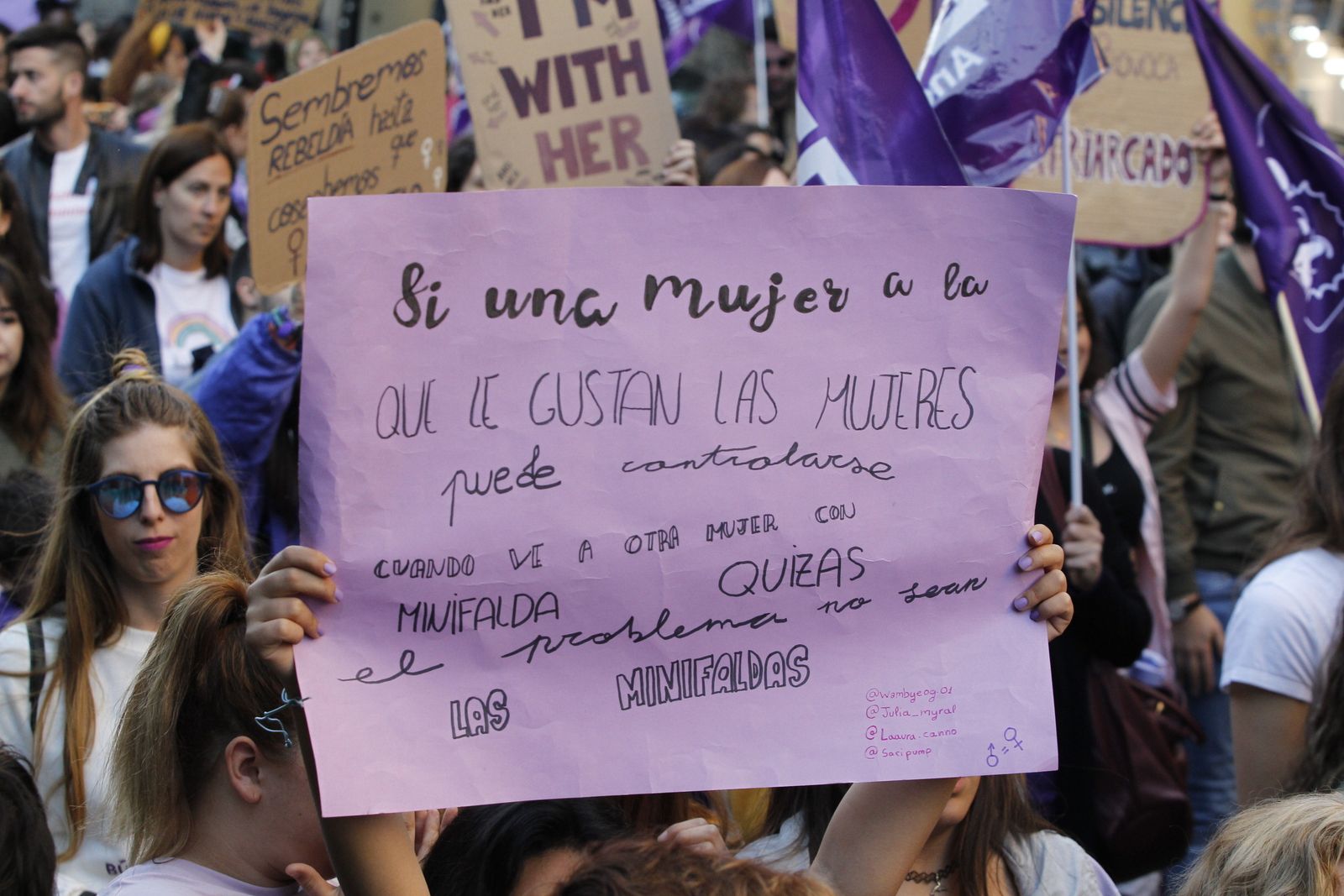 Fotogalería manifestación Día Internacional de la Mujer