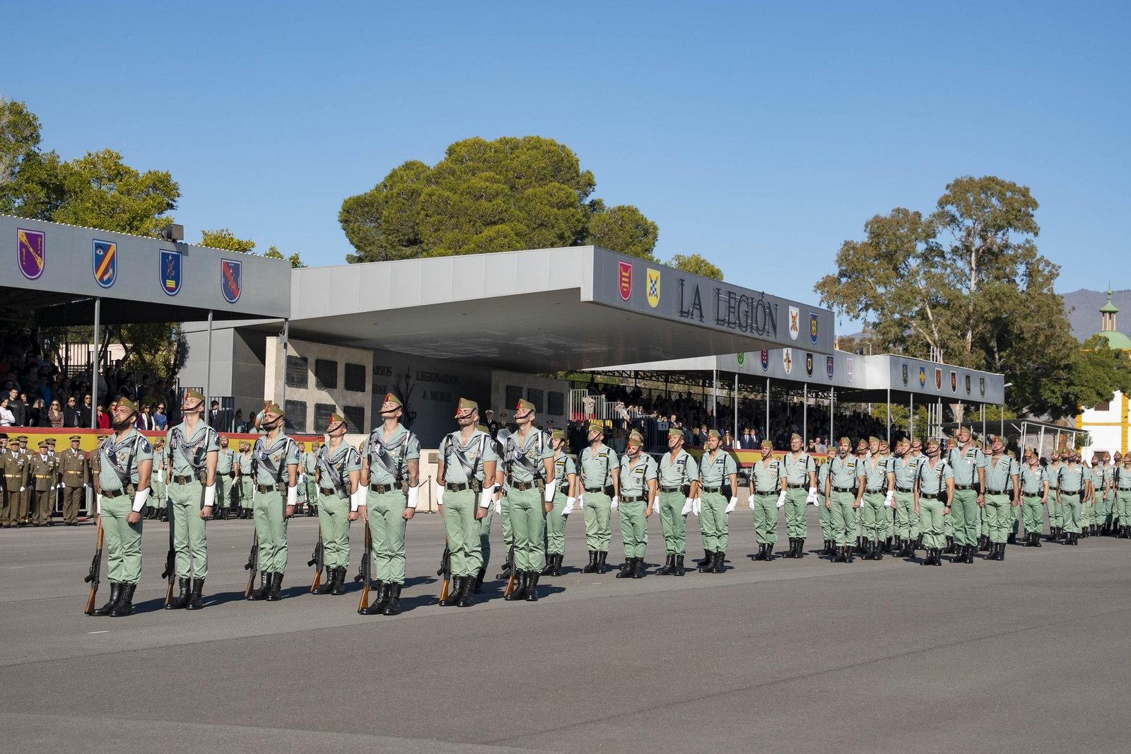 Así conmemora el día de la Inmaculada Concepción la Brigada de la Legión en Almería y despide al contingente que parte a Eslovaquia