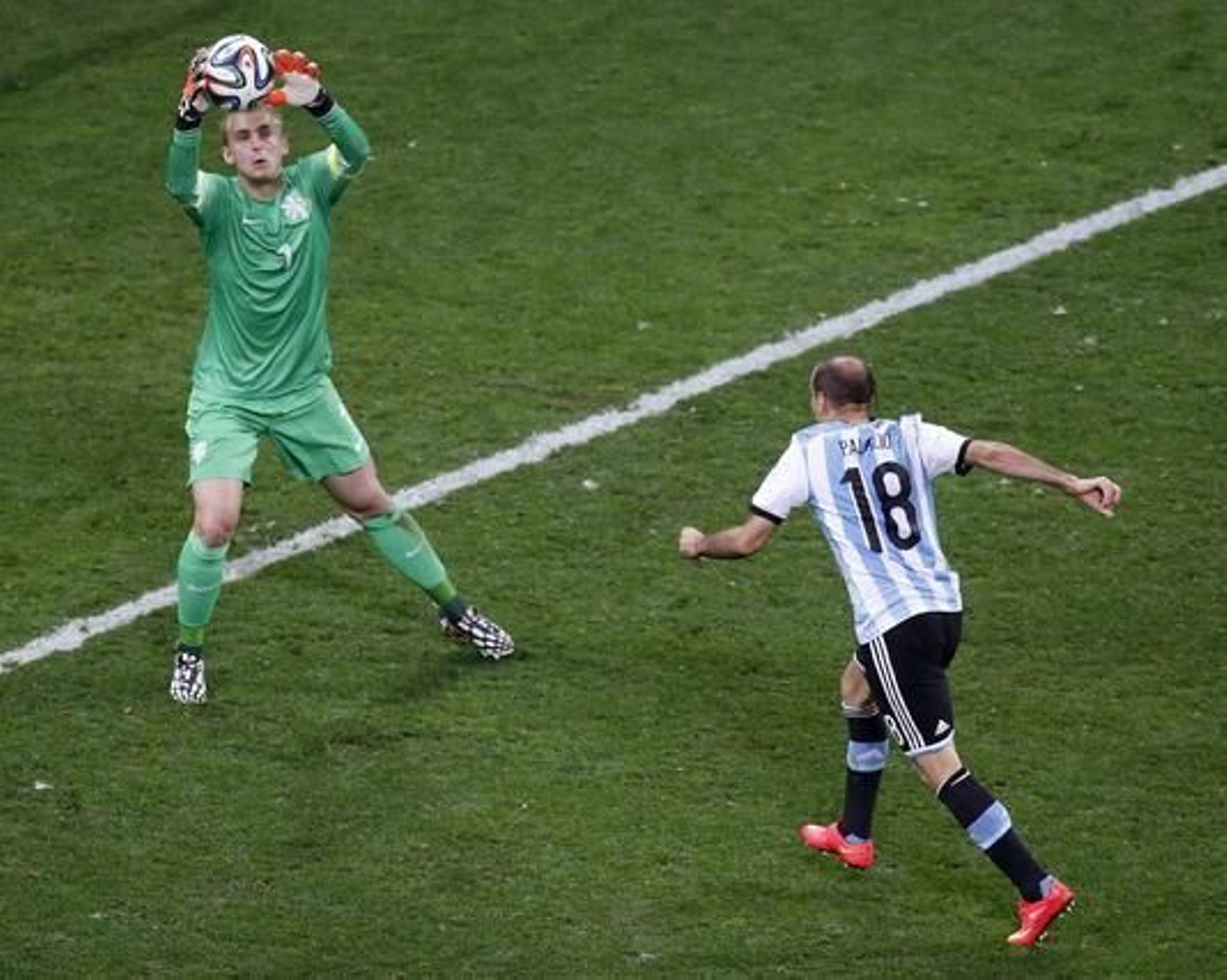 Las imágenes del Holanda-Argentina