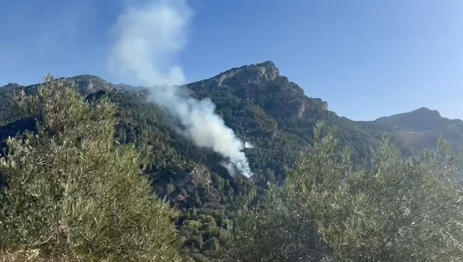 Gran despliegue para luchar contra el fuego en el Parque Natural de Cazorla, Segura y Las Villas