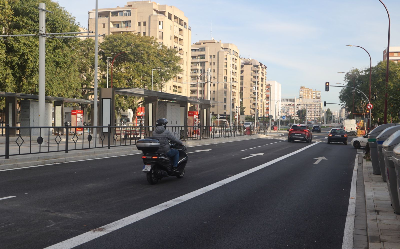 Apertura al tráfico de la Avda San Francisco Javier