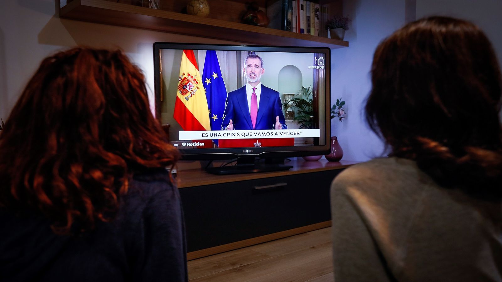 Segundo discurso a la nación del Rey desde su proclamación.