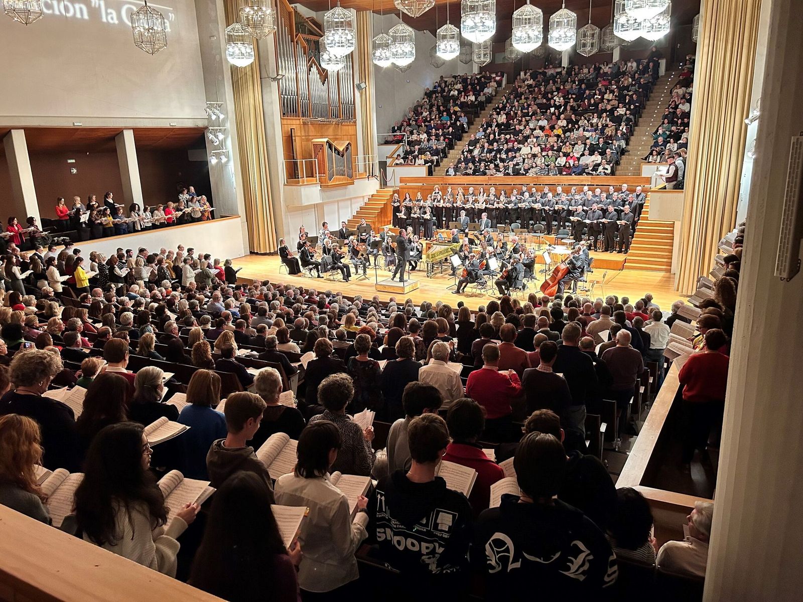 La OCG en un pasado concierto en el Auditorio Manuel de Falla.