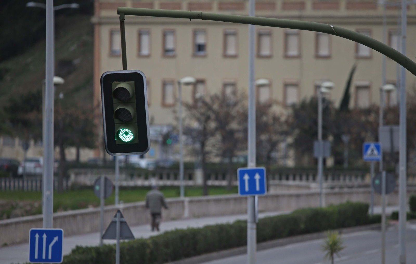 Fotos de los efectos del temporal de viento en Algeciras