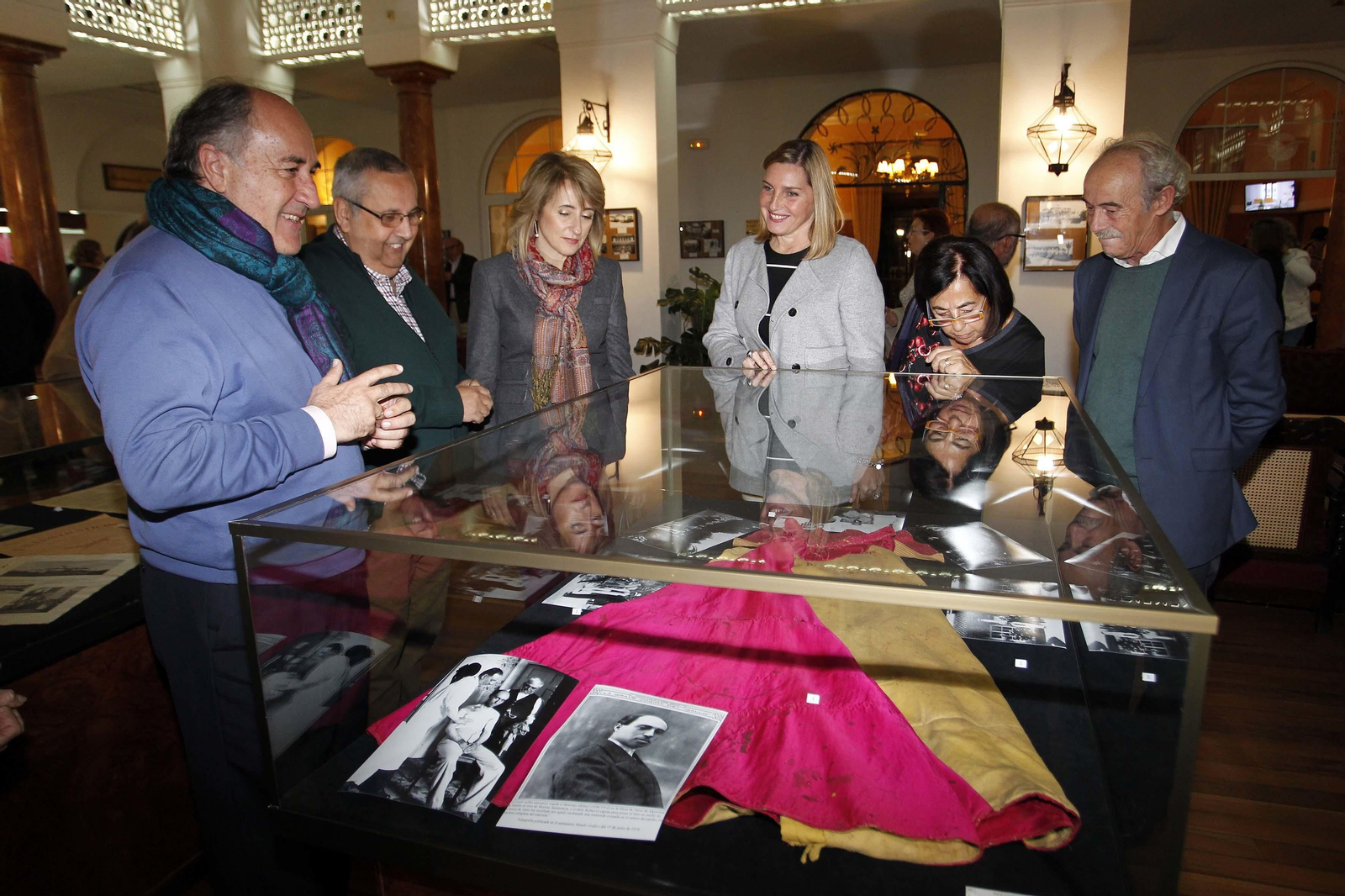 Imágenes de la exposición en el Hotel Cristina