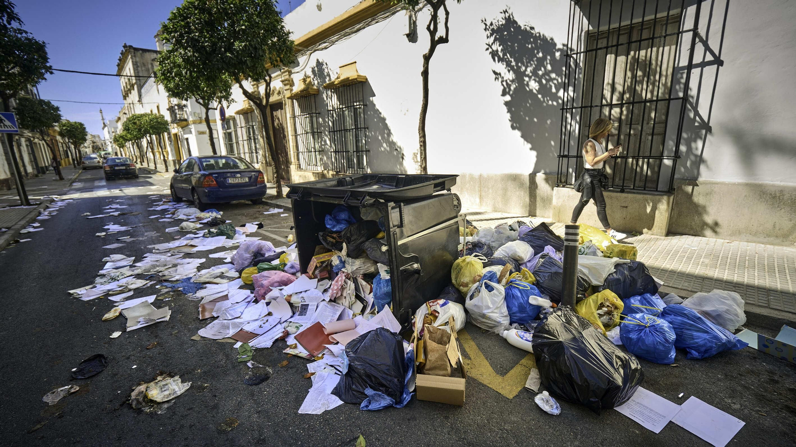 Huelga de basuras en El Puerto.