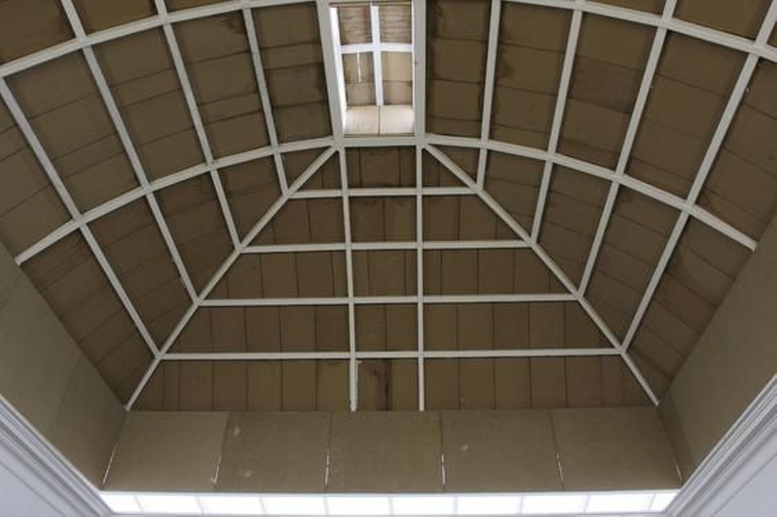 Cúpula reconstruida por la obra de consolidación.

Foto: José Ángel García