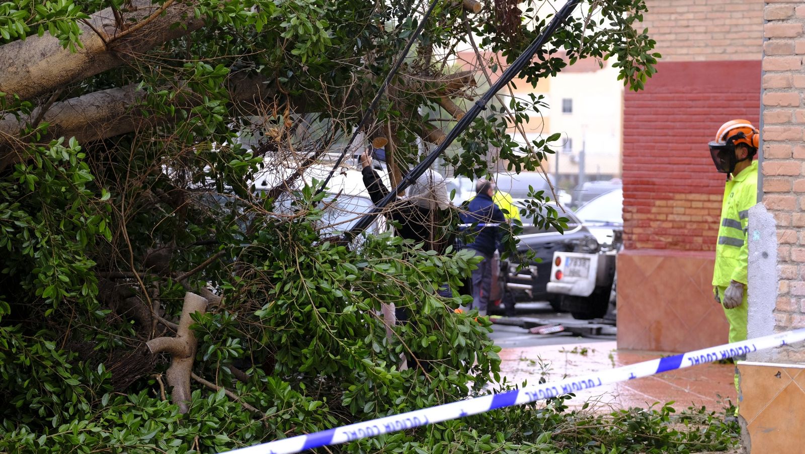 La Borrasca Leonardo se ensaña con Almería, en imágenes