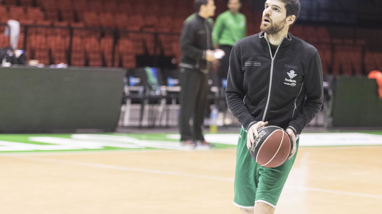 Mikel Úriz, durante un entrenamiento.