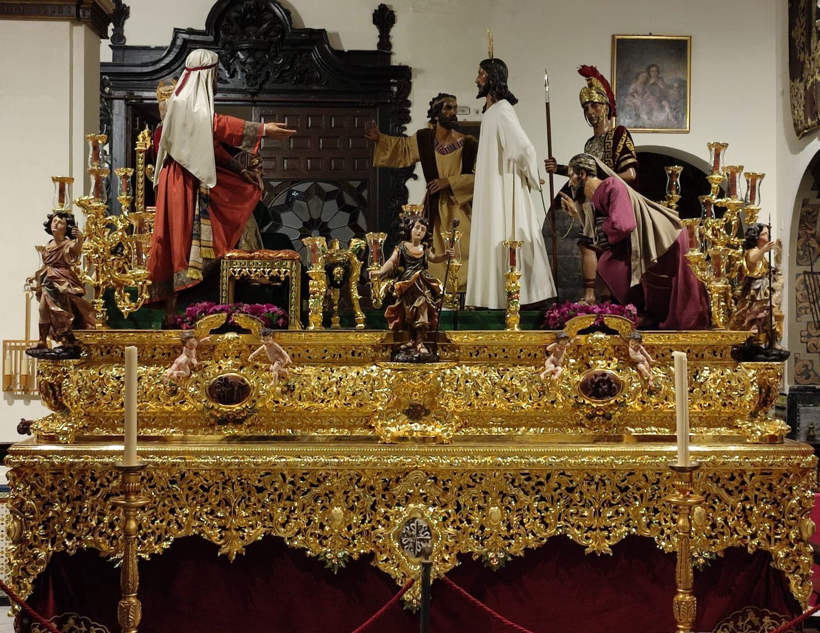 Estampa inédita del Señor ante Anás por su centenario.