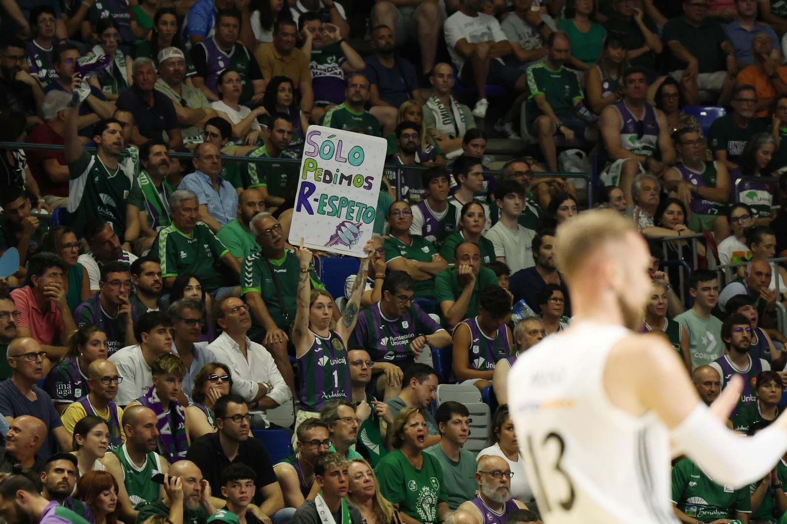 El Unicaja-Real Madrid, en fotos