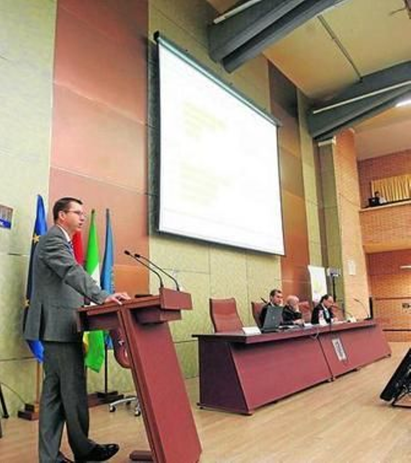 Mark Titterington habló de la sostenibilidad en la agricultura. Mark Titterington habló de la sostenibilidad en la agricultura.