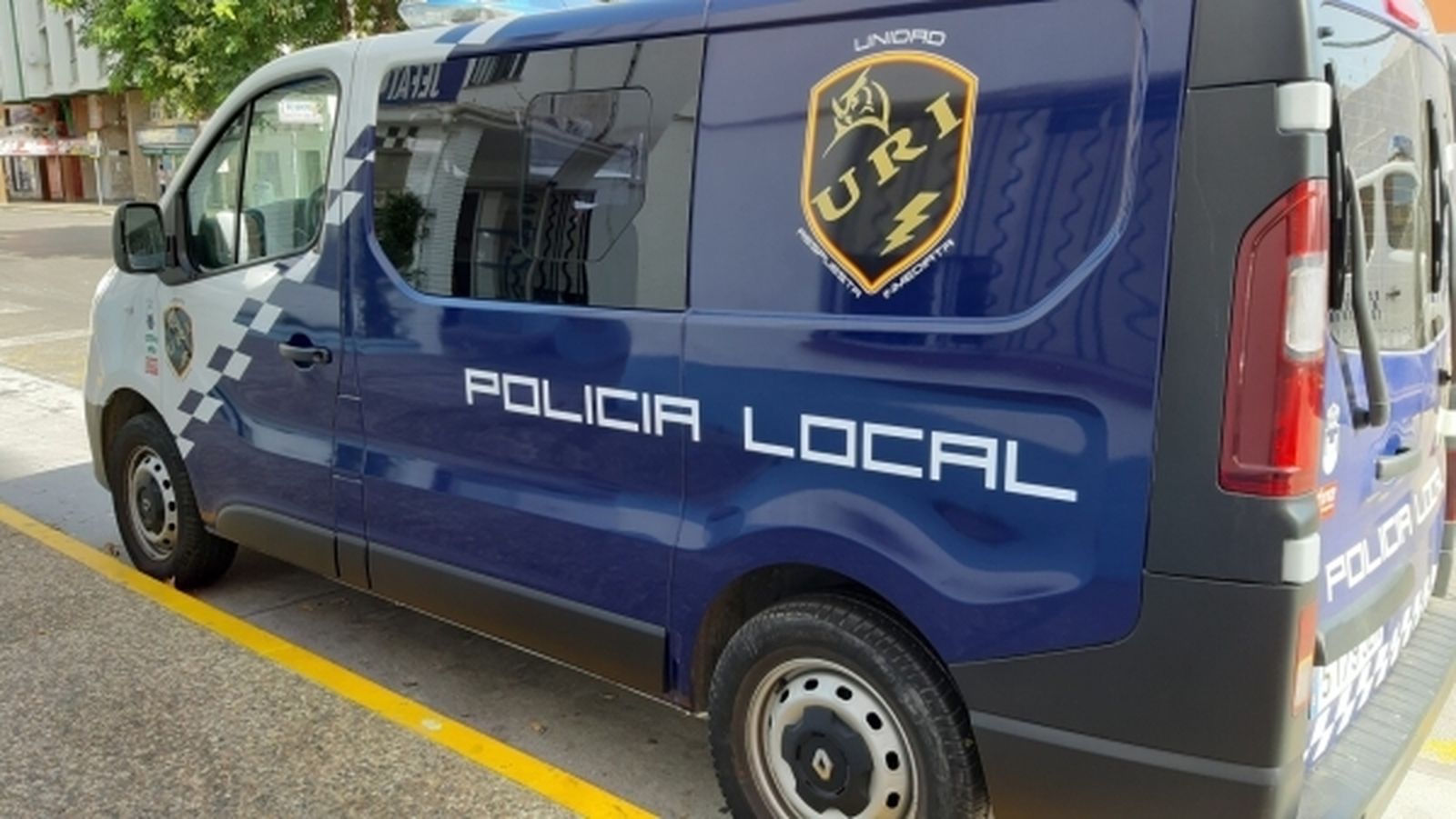 Una furgoneta de la Policía Local de La Línea.
