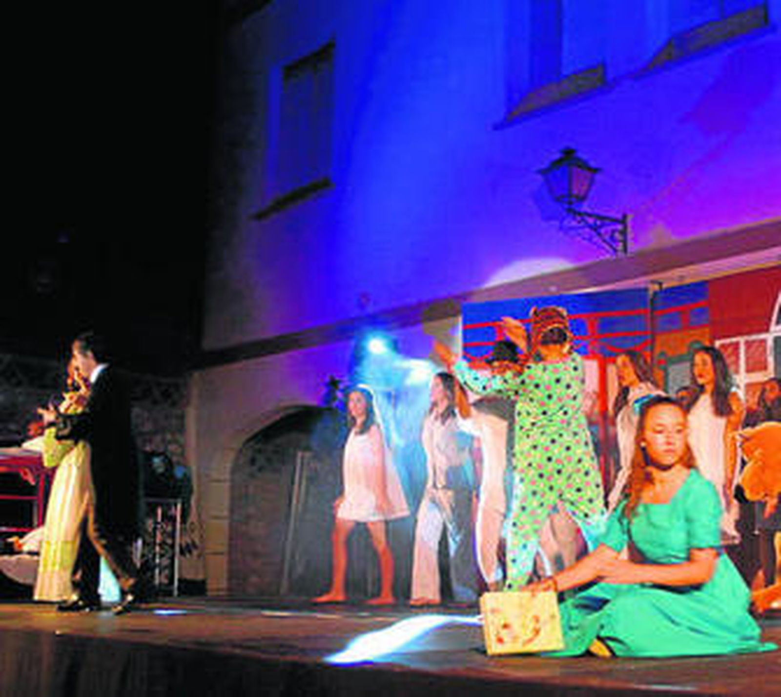 Un momento de la actuación.