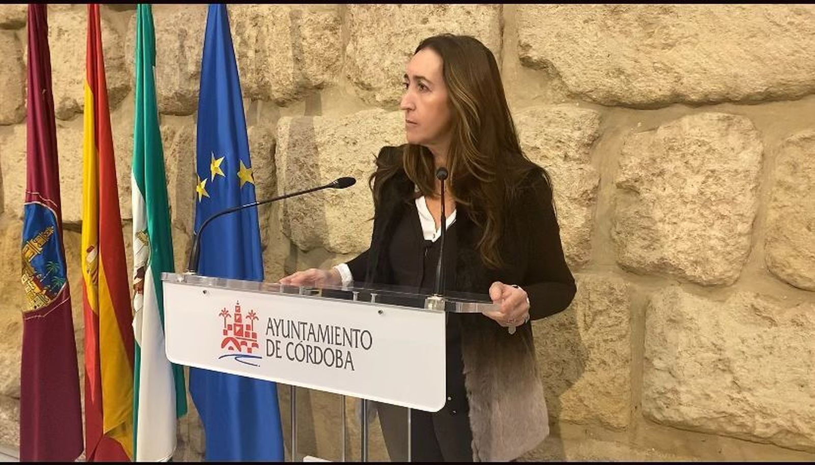 La portavoz de Vox en el Ayuntamiento de Córdoba, Paula Badanelli.