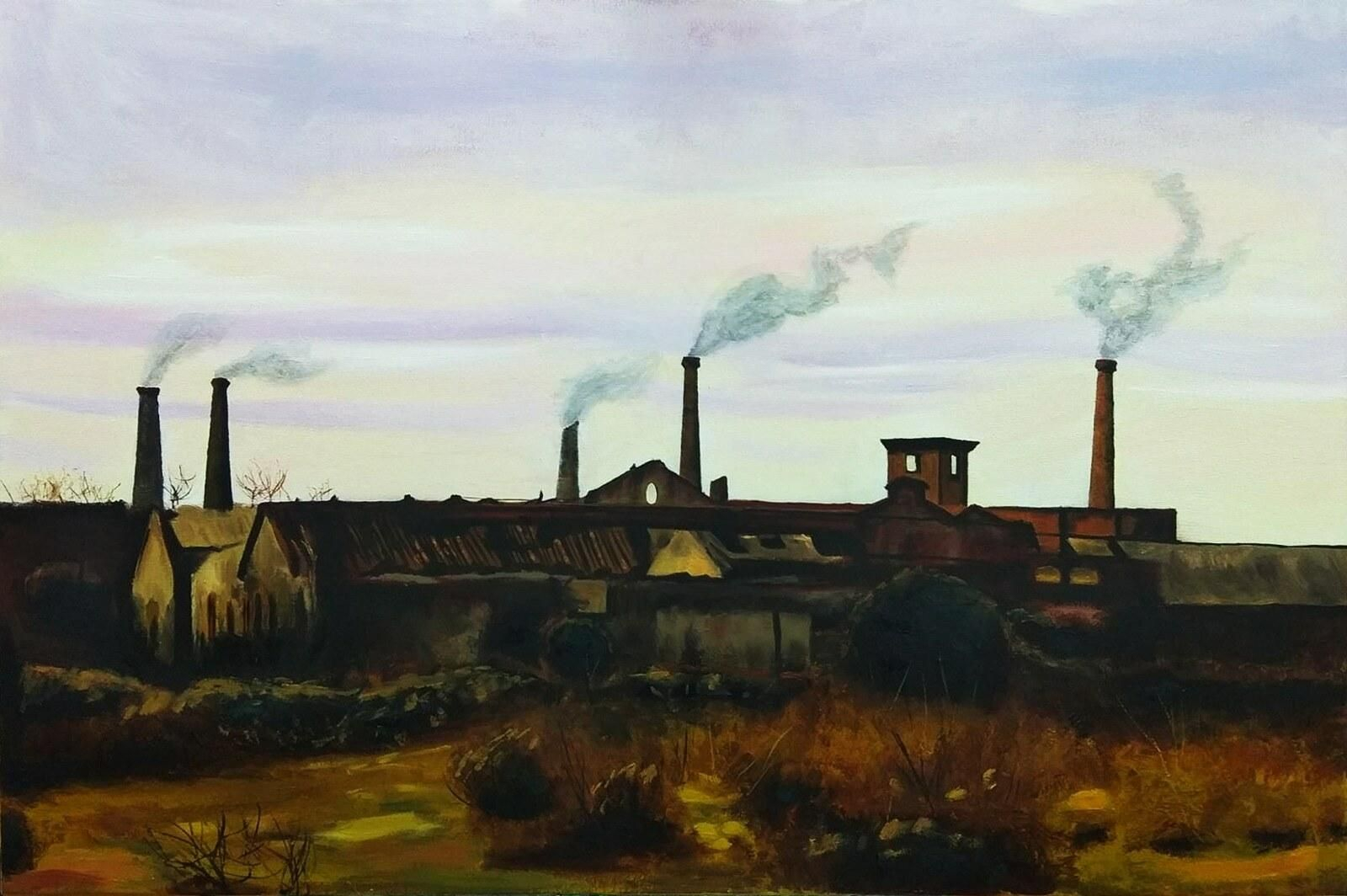 Una de las obras que compone 'Carbón y plomo'.