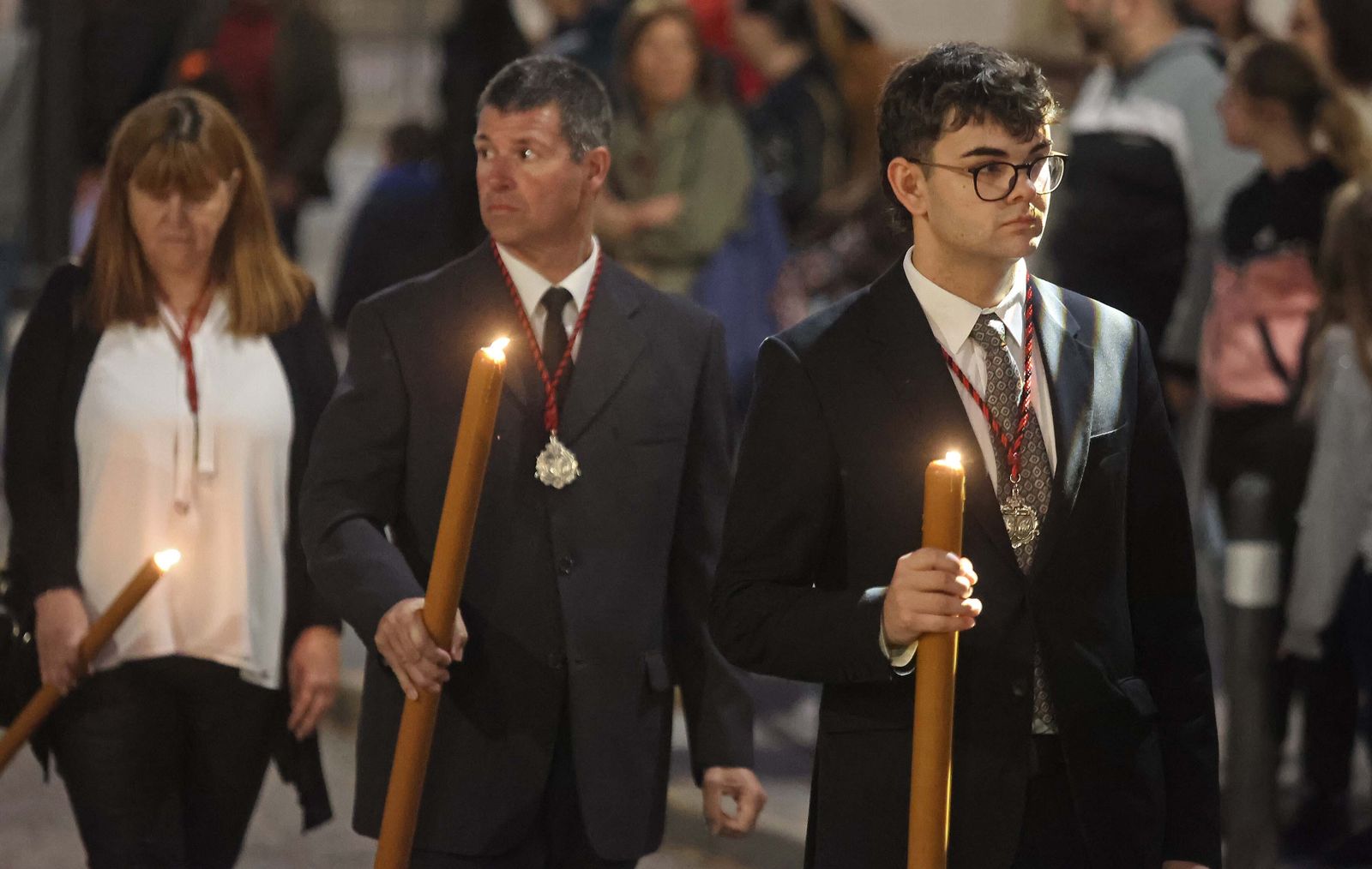 Imágenes del Vía Crucis oficial del Consejo Local de Hermandades y Cofradías de Algeciras