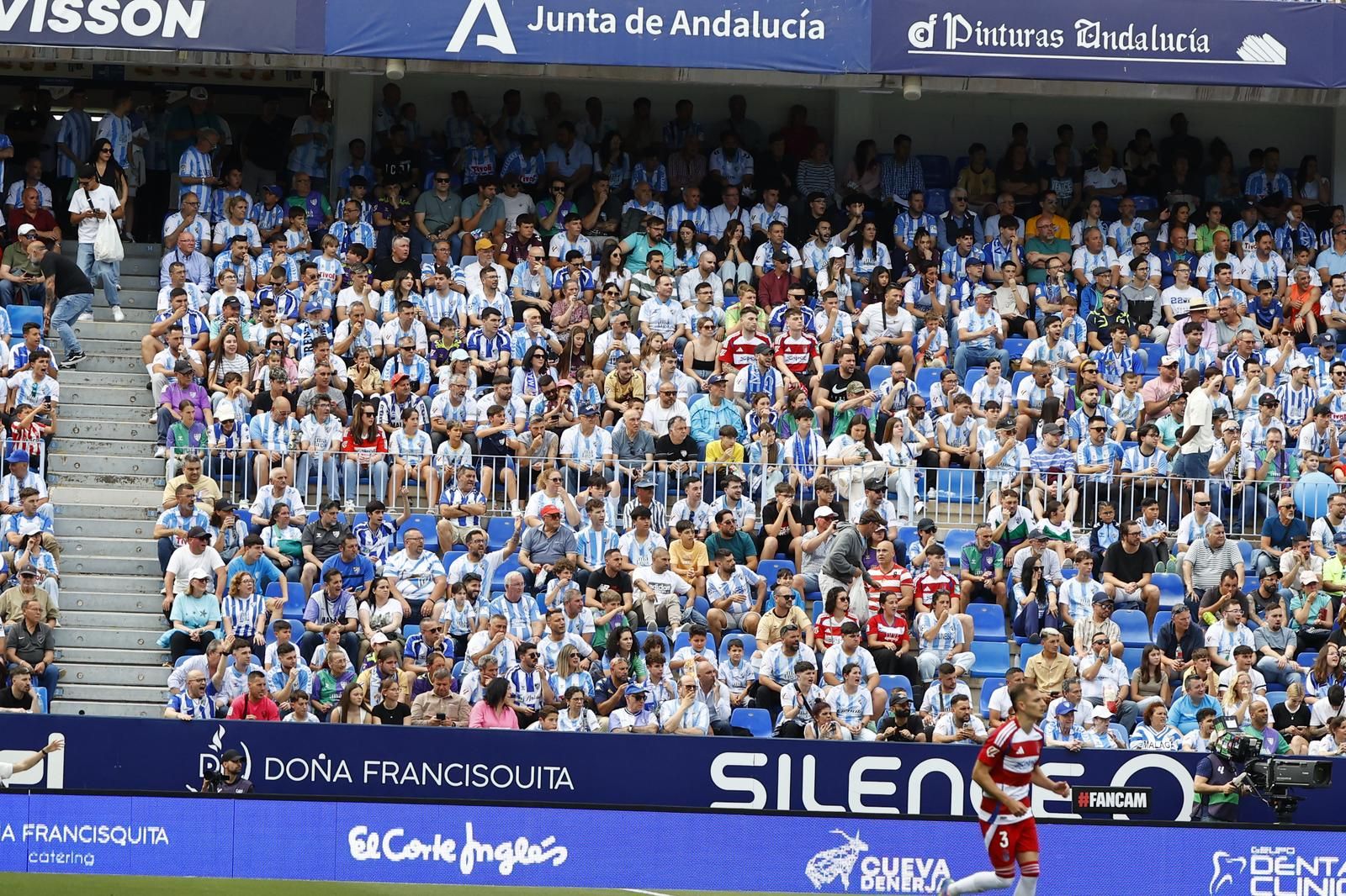 Búscate en el Málaga CF - Granada en las gradas de La Rosaleda