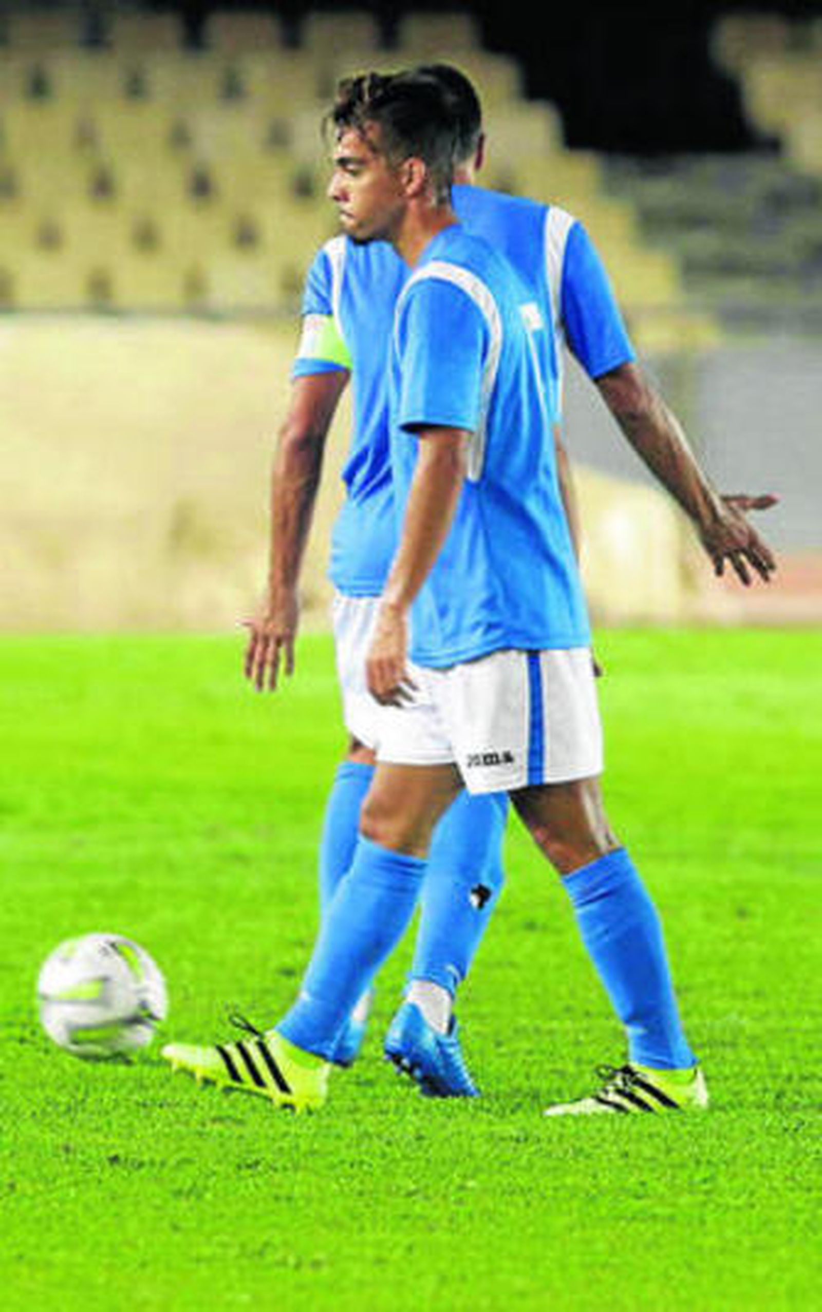 David Casares, en el partido del domingo ante el Xerez DFC.