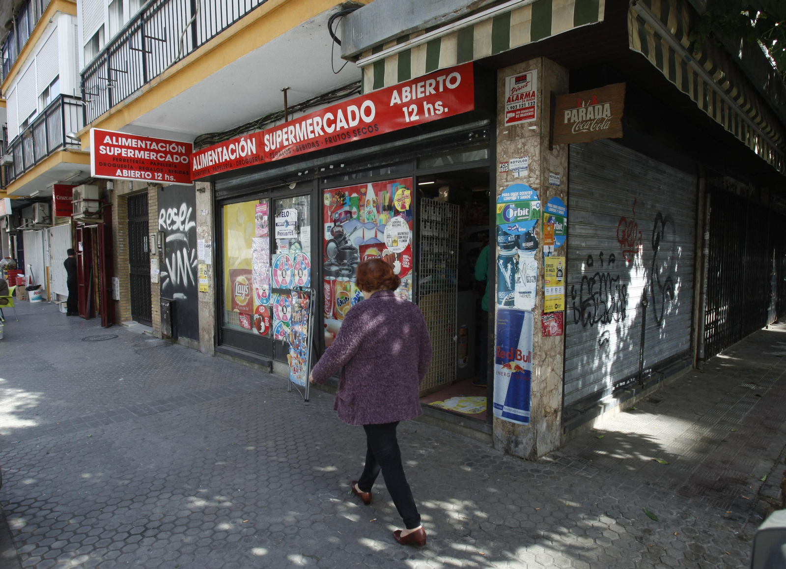 El bazar chino de la calle Juan Díaz de Solís, donde se produjo el atraco.