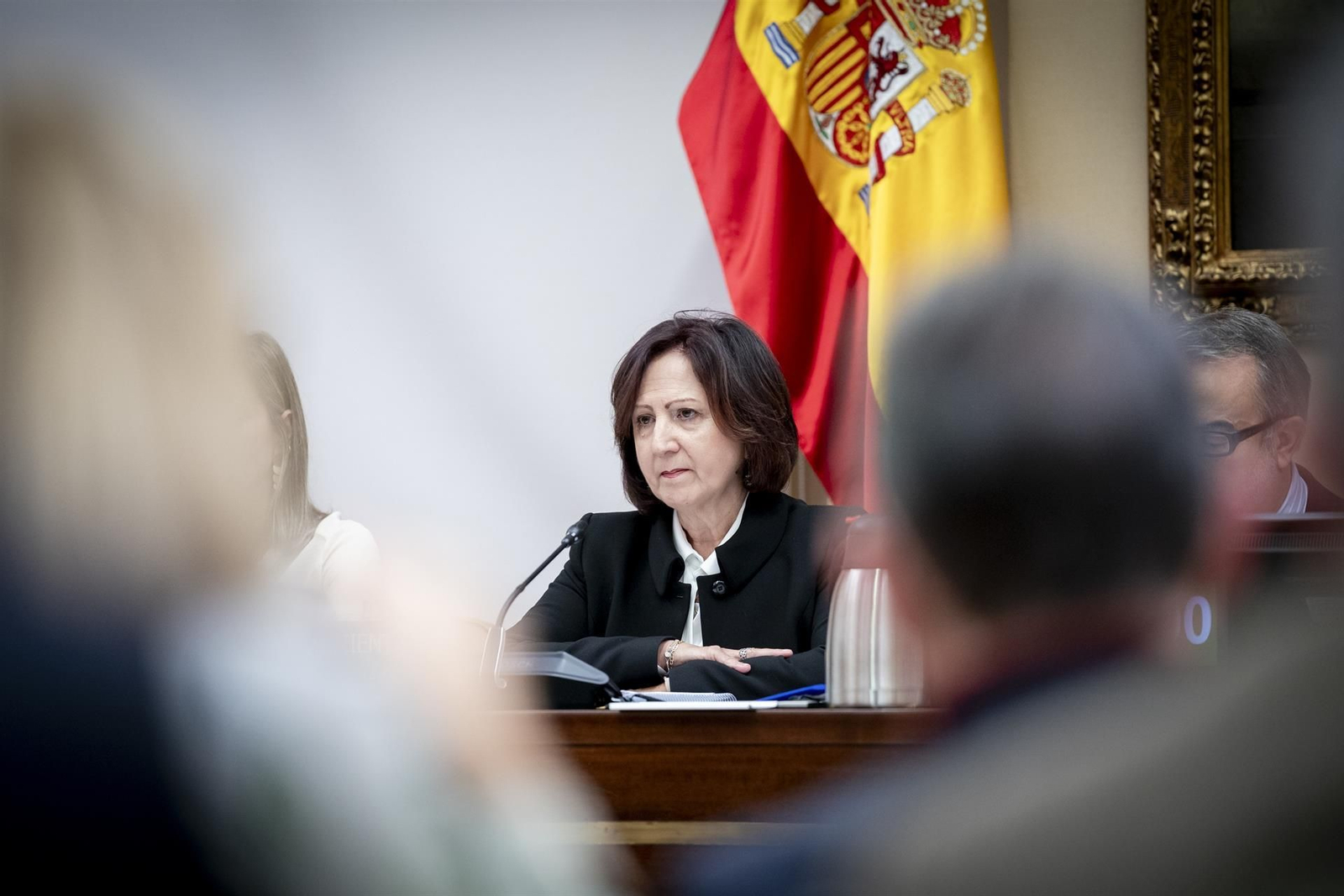 La fiscal Teresa Peramato comparece ante la Comisión de Justicia, en el Congreso.