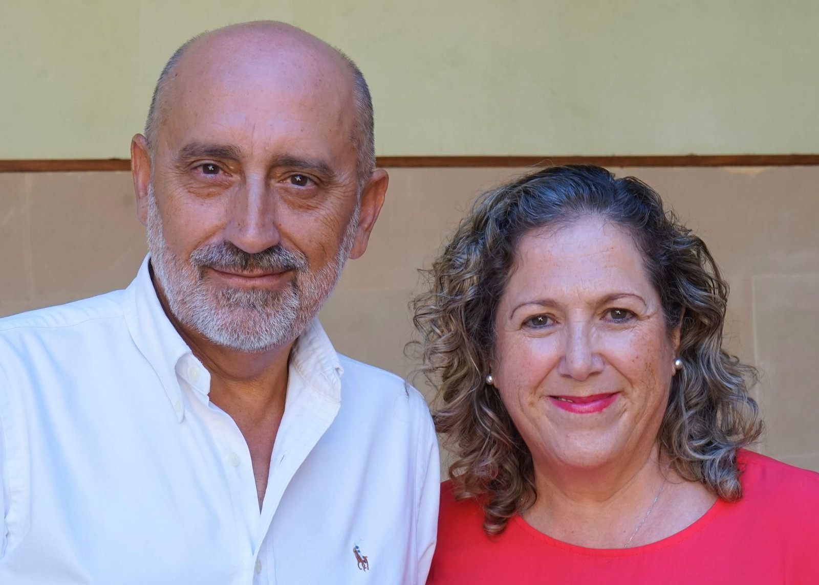 Luis Ángel Hierro y María Ángeles Jiménez Samblas, la cabeza visible de Bases Andaluzas Socialistas en Jaén