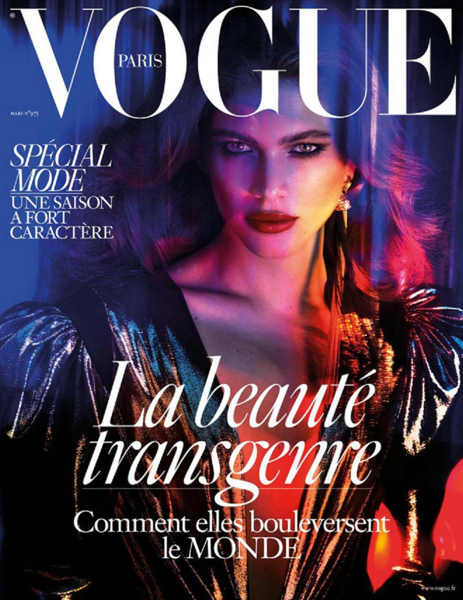 Portada de Vogue protagonizada por Valentina Sampaio.